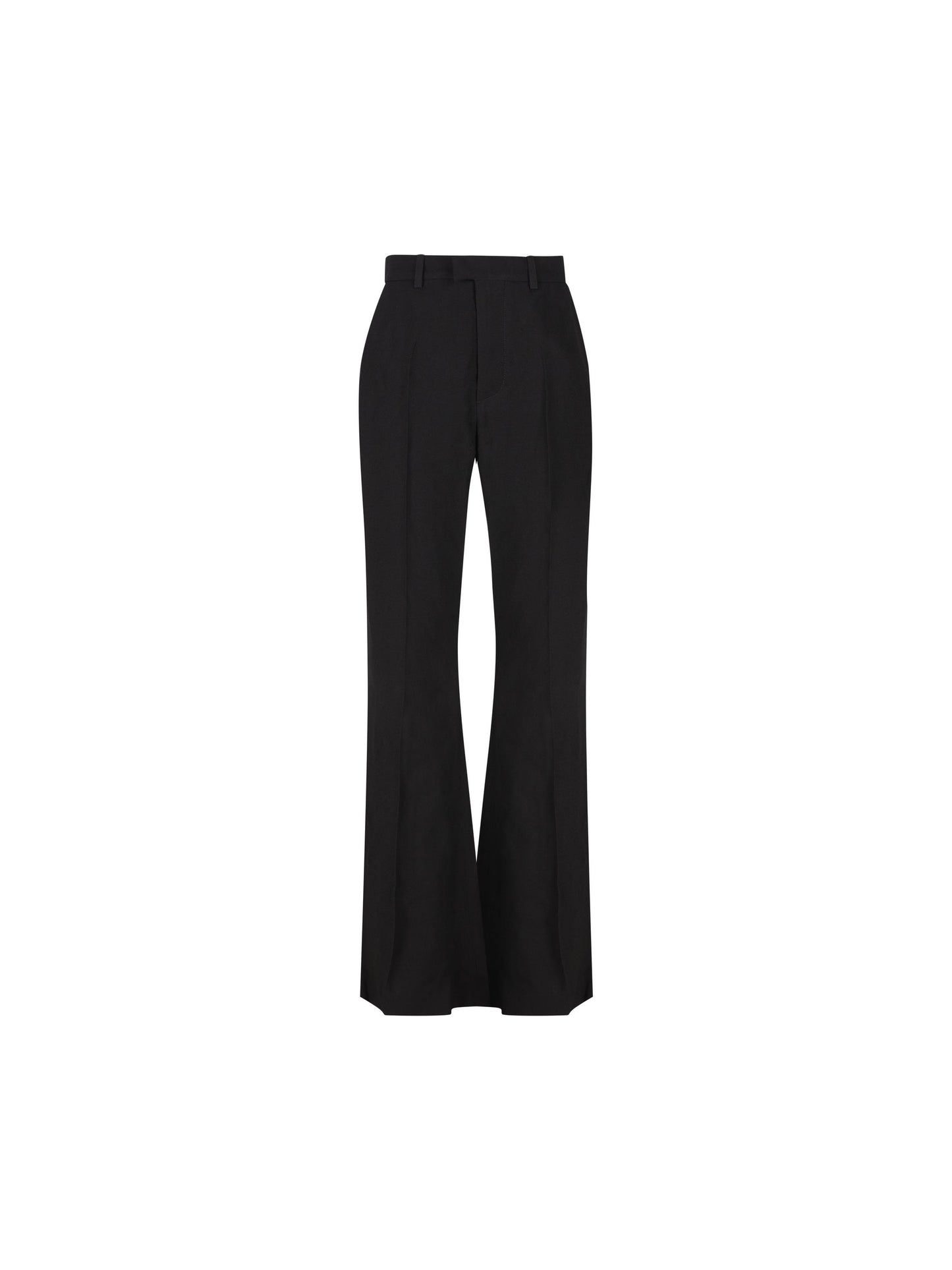 Pantaloni Flared in viscosa fluida nera 843495 TSO171000 BALENCIAGA 