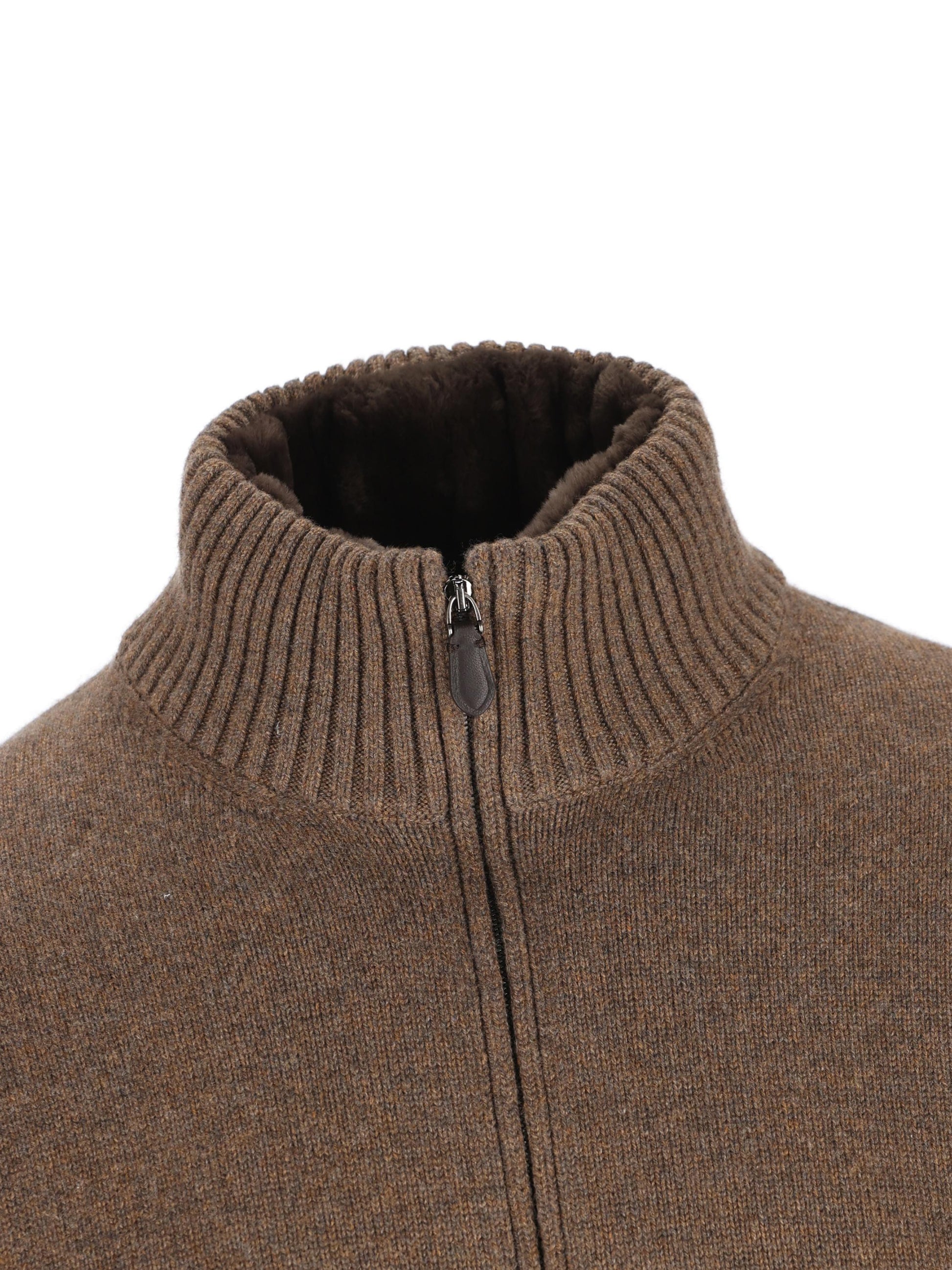 Bomber realizzato in baby cashmere. FAP3131 H10W LORO PIANA 