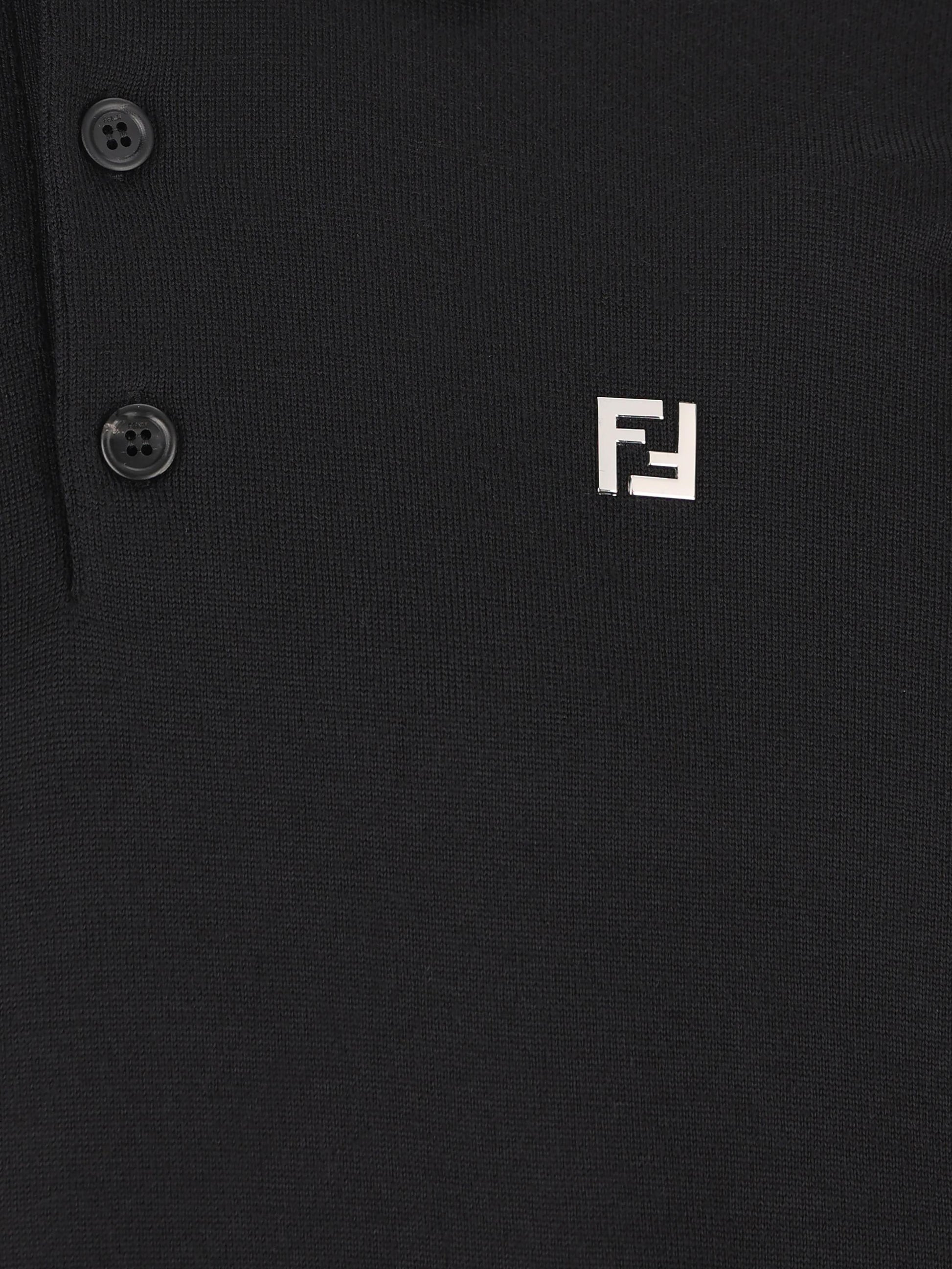 Polo realizzata in lana vergine ed elastan. FZC167 AU84F0QA1 FENDI 