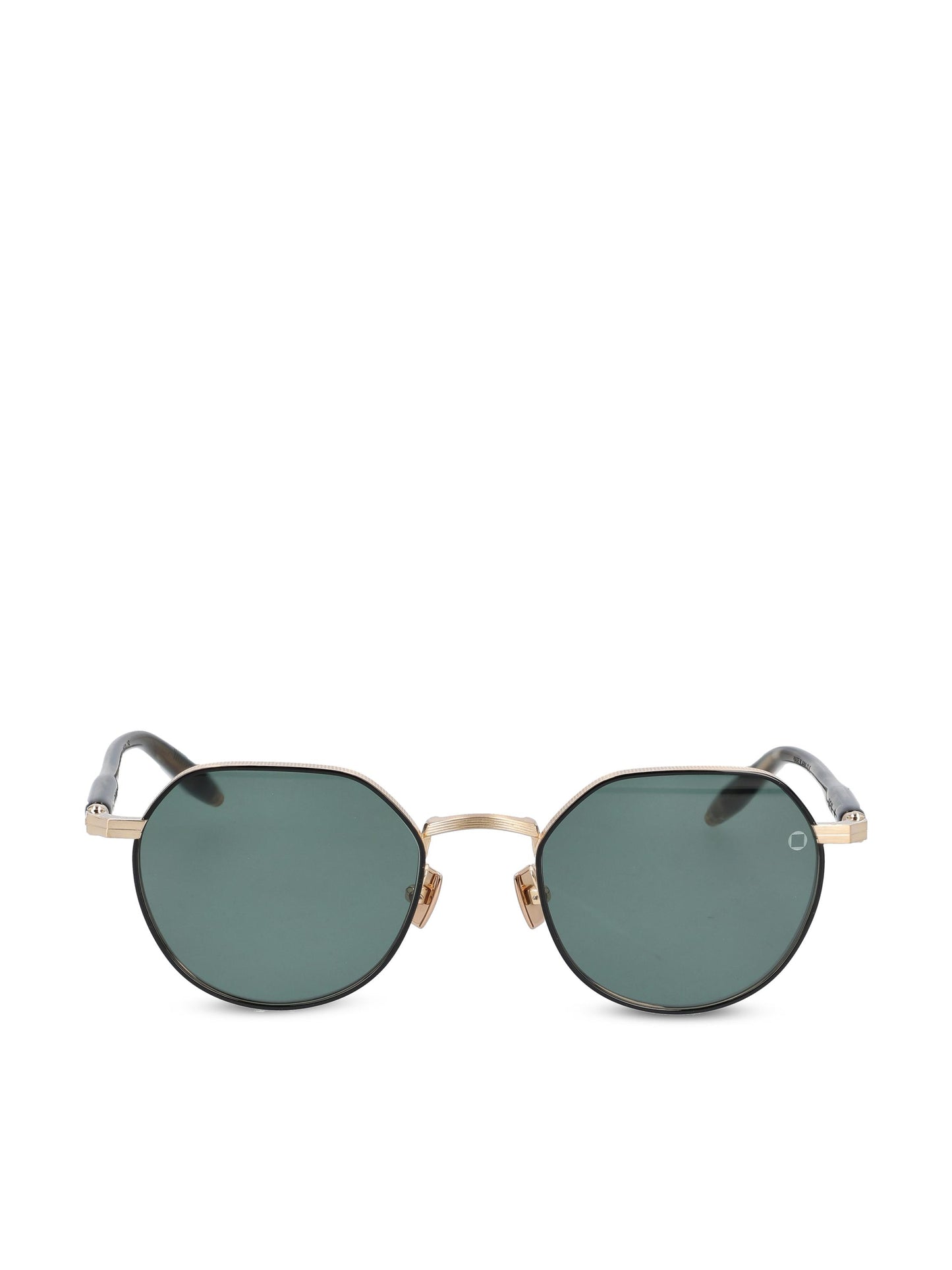 Occhiali da sole realizzati in titanio. AKS-522A-50 GLD - GRN AKONI 