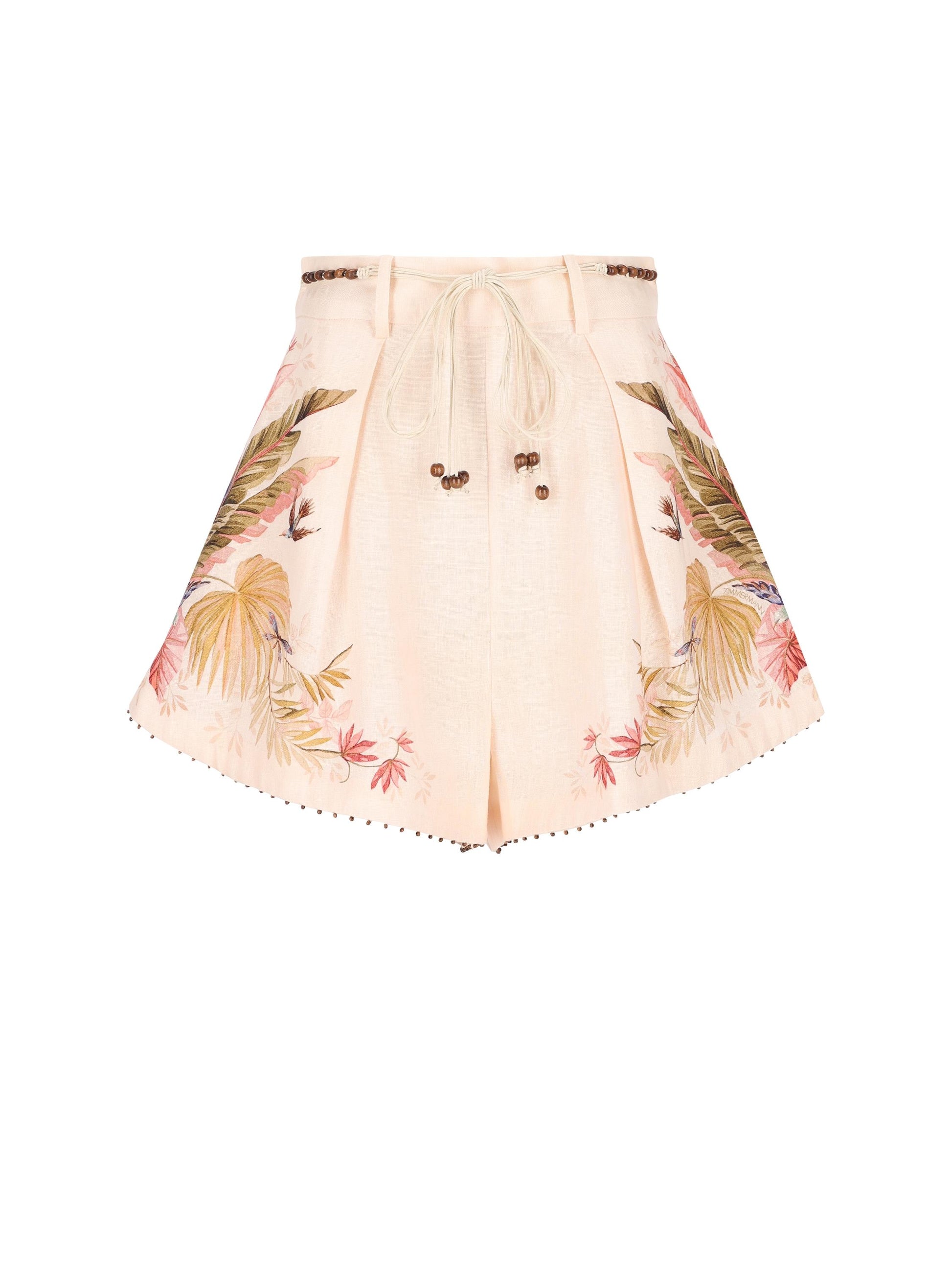 Shorts in lino. 4557ASS253 CRMPLMFLO ZIMMERMANN 