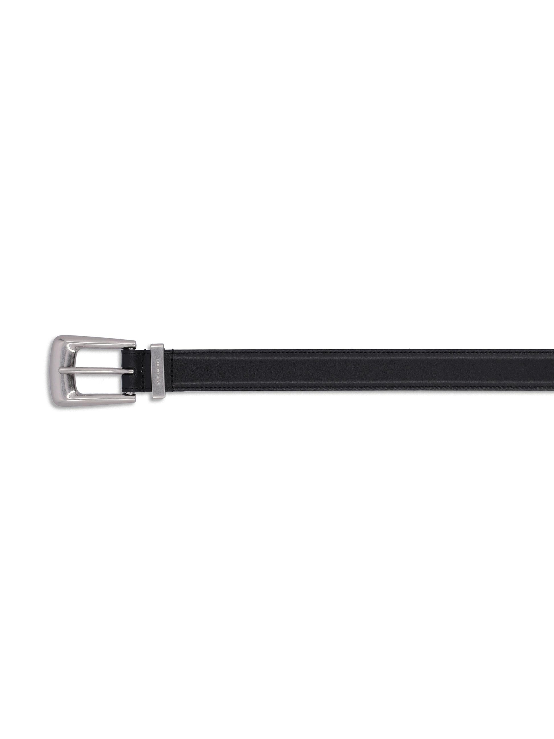 Cintura Folk in pelle liscia. 839769 AAEJE1000 SAINT LAURENT 
