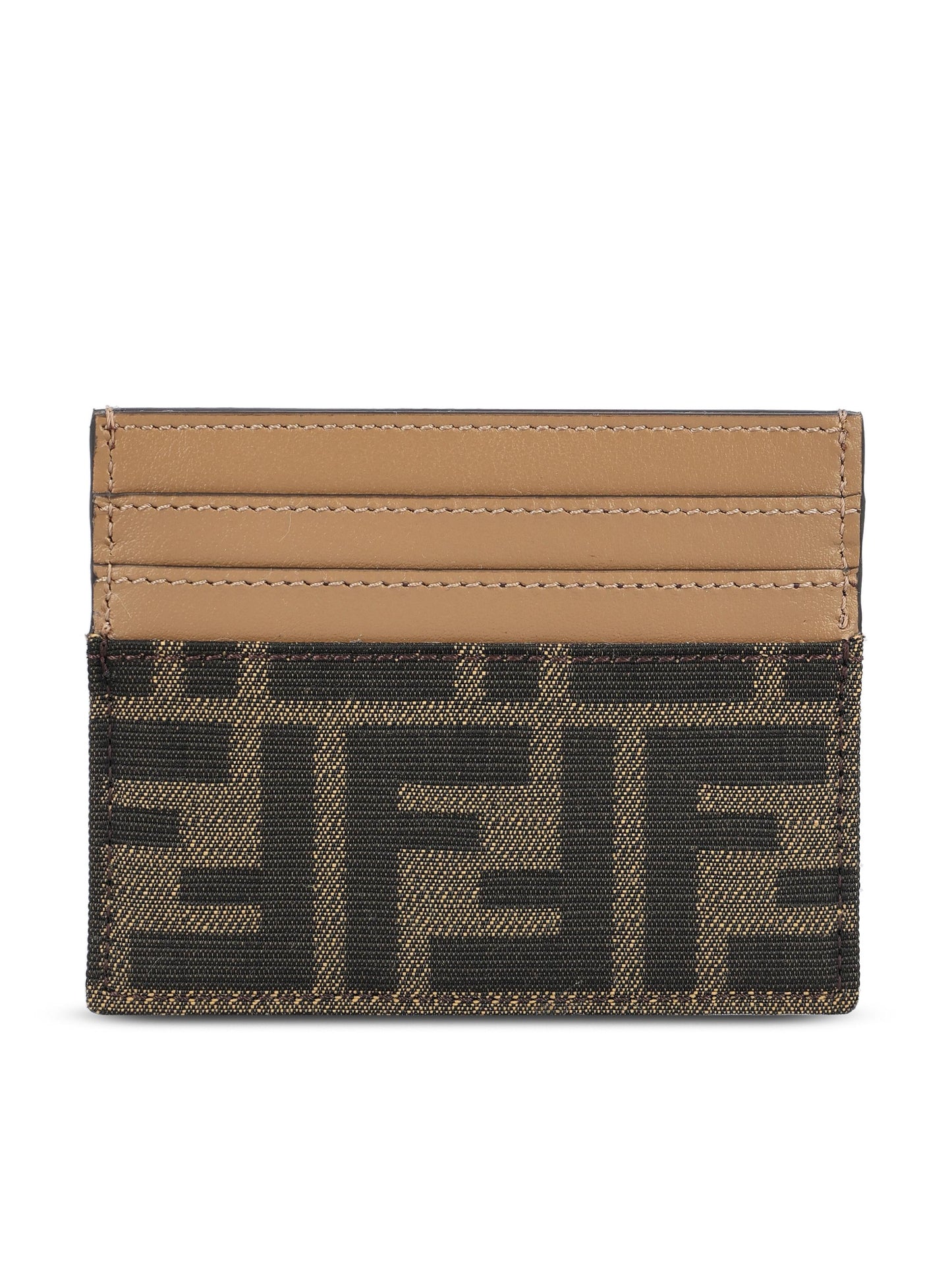 Portacarte realizzato in tessuto e pelle. 8M0445 A98PF0A6E FENDI 