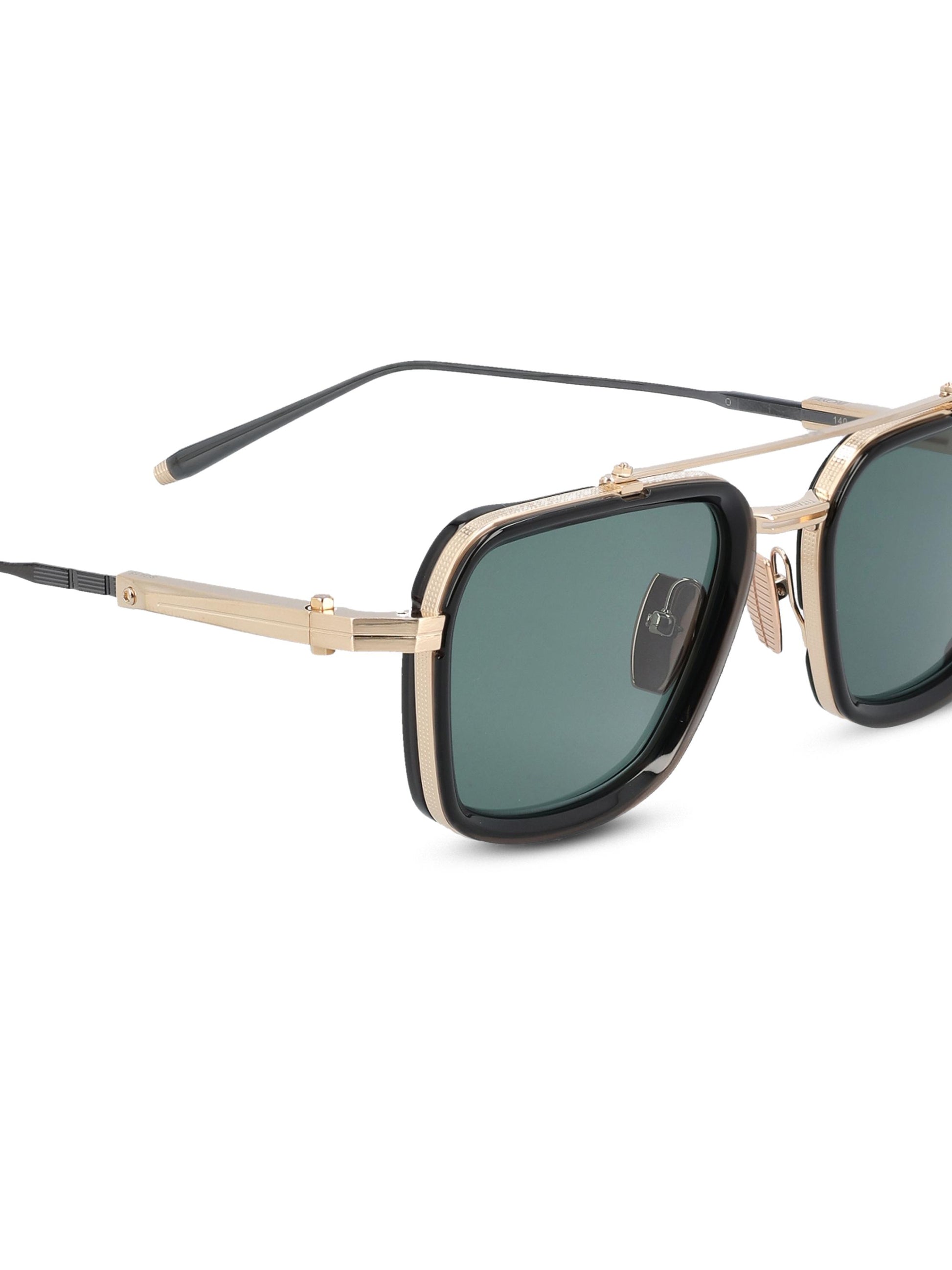 Occhiali da sole realizzati in titanio. AKS-507F-51 GLD - BLK AKONI 