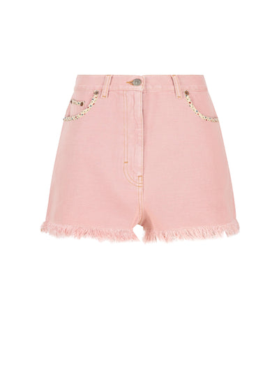 Shorts realizzati in cotone e lino. 8B3DDB8S9Y9 O45 VALENTINO GARAVANI 