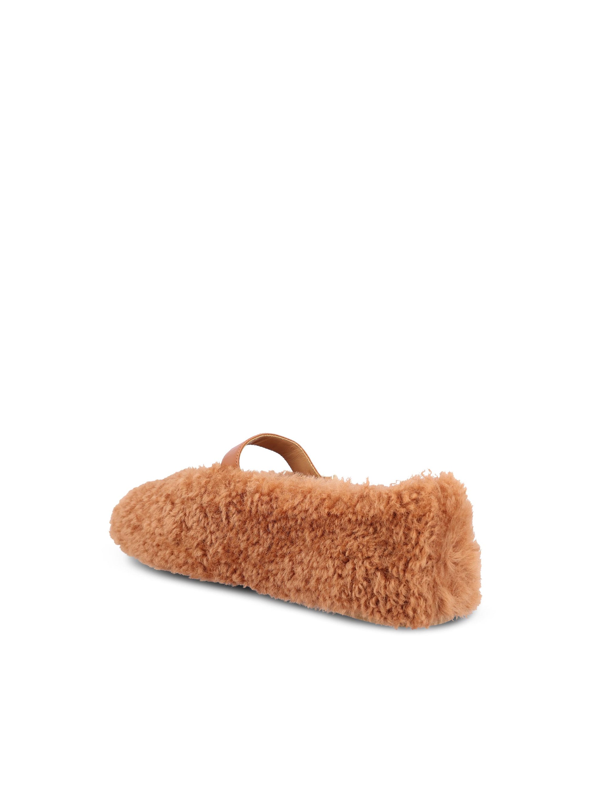 Ballerine realizzate in shearling 01K586 787504003 SALVATORE FERRAGAMO 