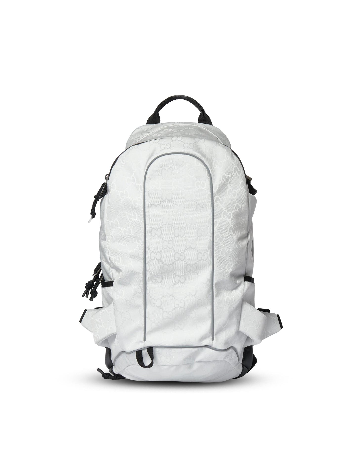 Zaino Piccolo in Nylon GG Jacquard Bianco 834477 FAEPA9041 GUCCI 