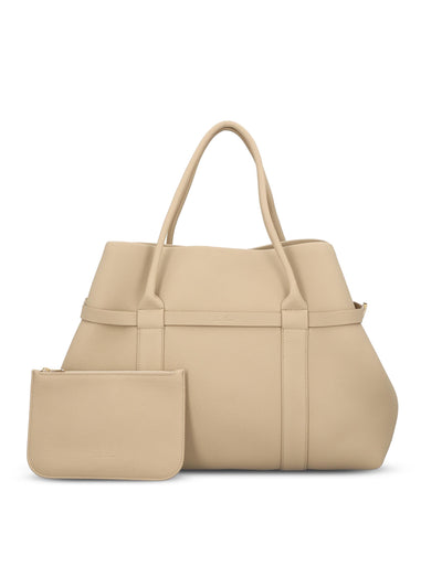 Ghiera Shopper Large in pelle di vitello. FAO7463 D0TZ LORO PIANA 