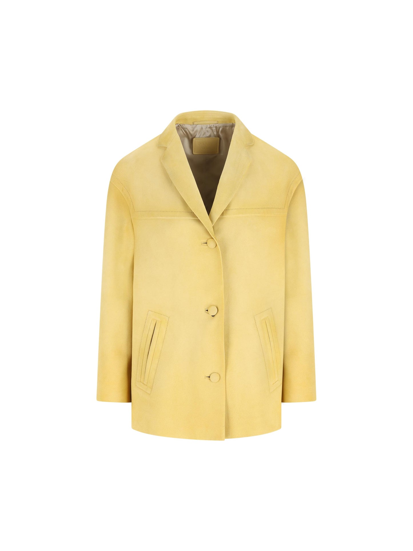 Giacca realizzata in pelle. 56A233 180YF0901 PRADA 