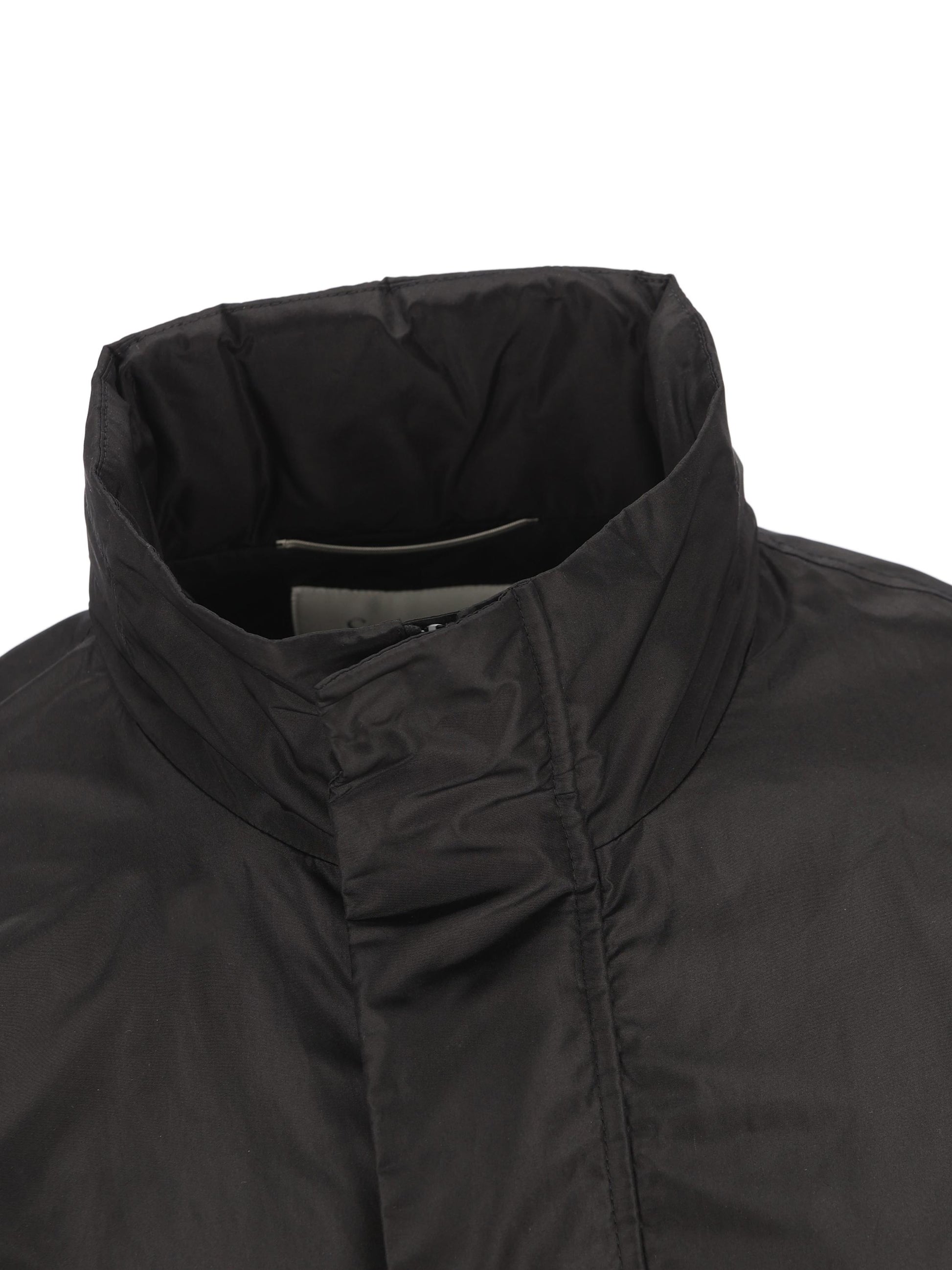 Parka realizzato in seta. 856754 Y1I021000 SAINT LAURENT 