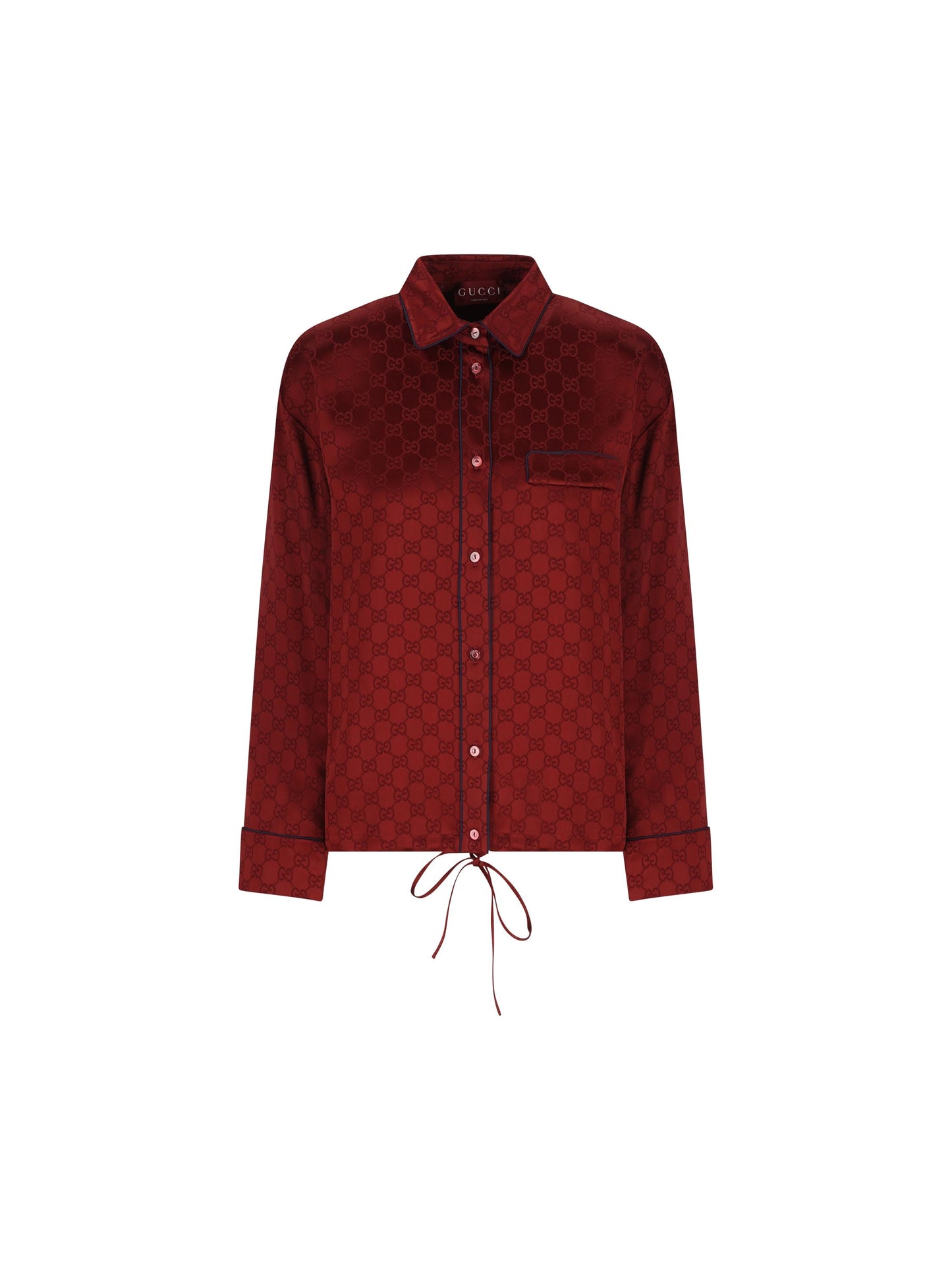 Camicia in viscosa jacquard GG 836292 Z7ADF6318 GUCCI 