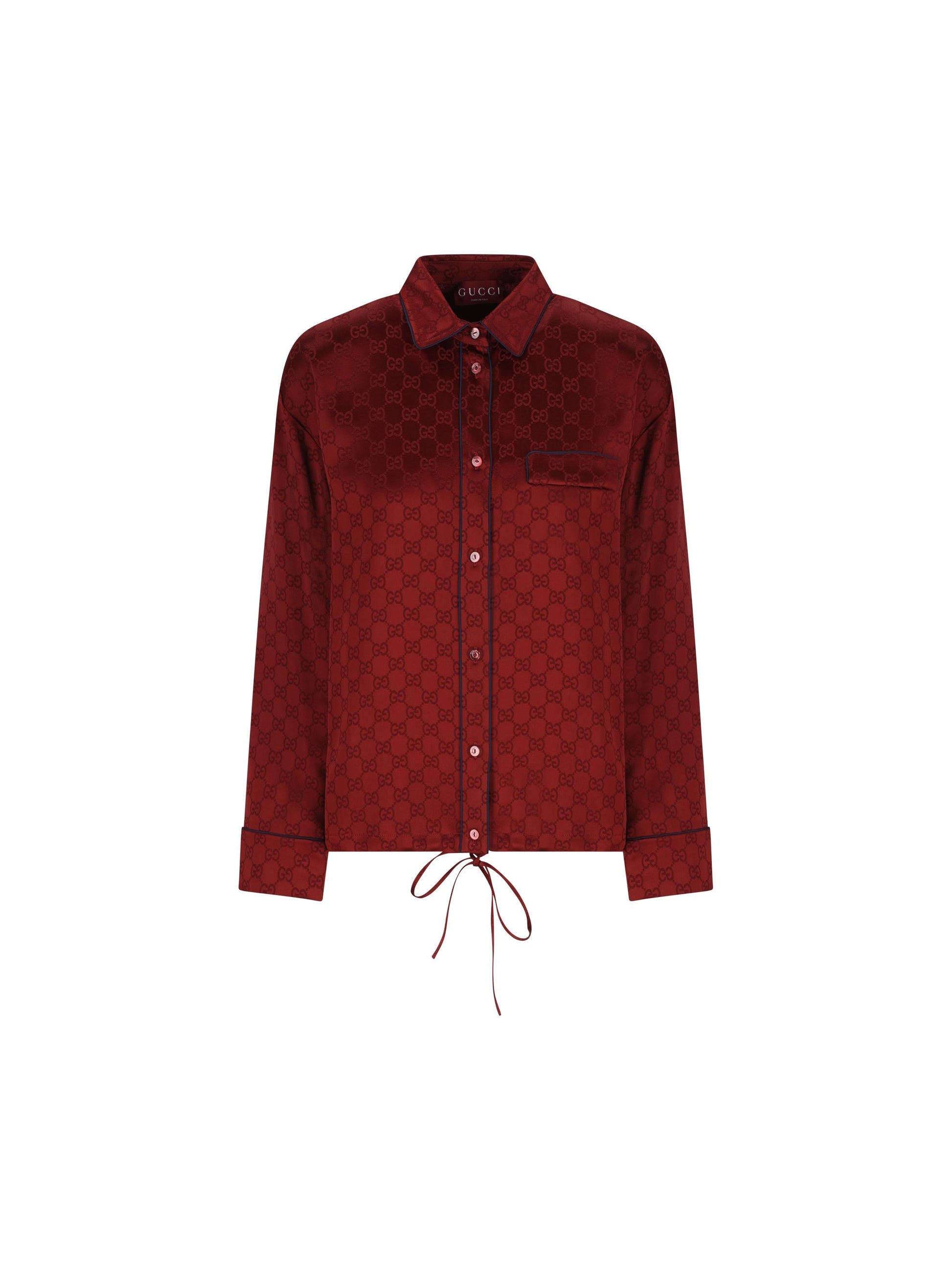 Camicia in viscosa jacquard GG 836292 Z7ADF6318 GUCCI 