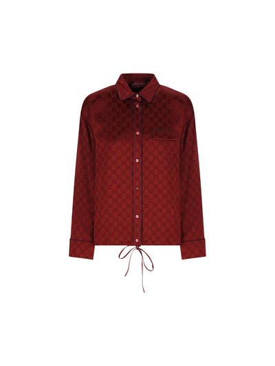 Camicia in viscosa jacquard GG 836292 Z7ADF6318 GUCCI 