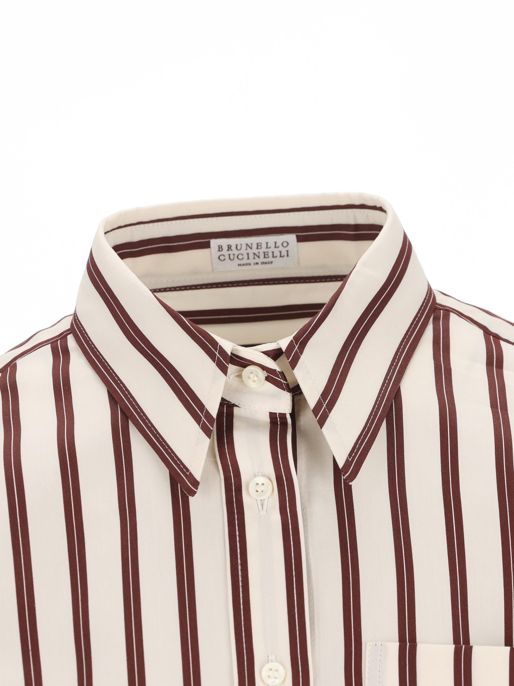 Camicia realizzata in cotone. MW601NB206 C350 BRUNELLO CUCINELLI 