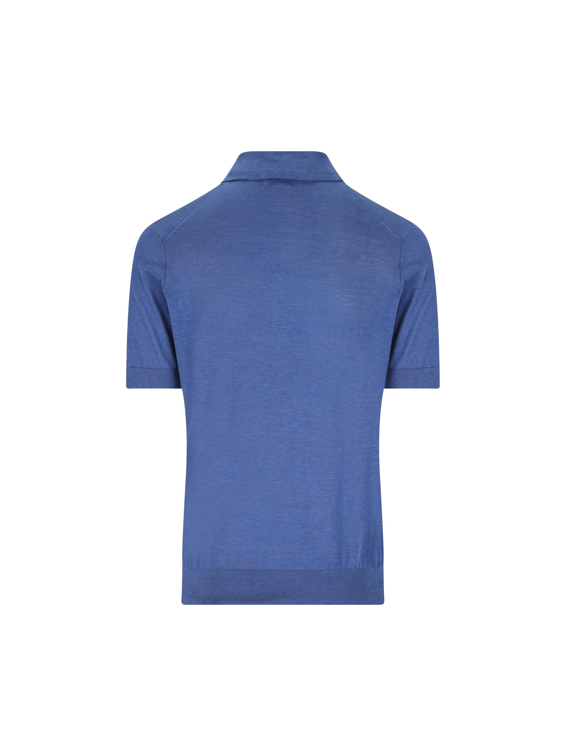 Polo realizzata in seta e cotone. MNB805405 C7863 BRUNELLO CUCINELLI 