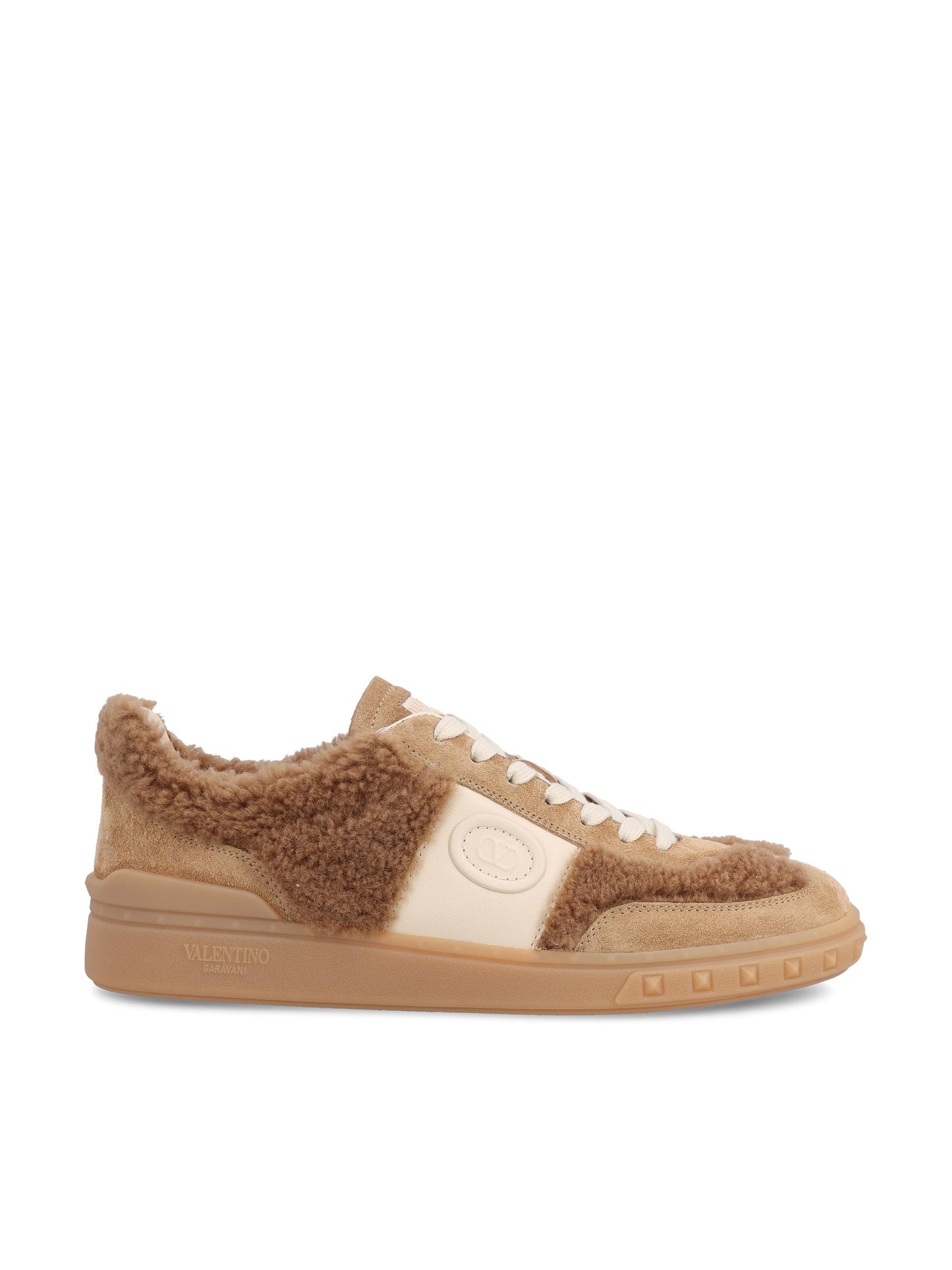 Sneakers realizzate in lana e pelle 7W2S0IL9XXI DGZ VALENTINO GARAVANI 