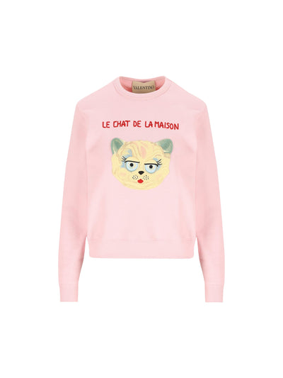 Felpa in cotone. 7B3MF25A9N8 16Q VALENTINO GARAVANI 