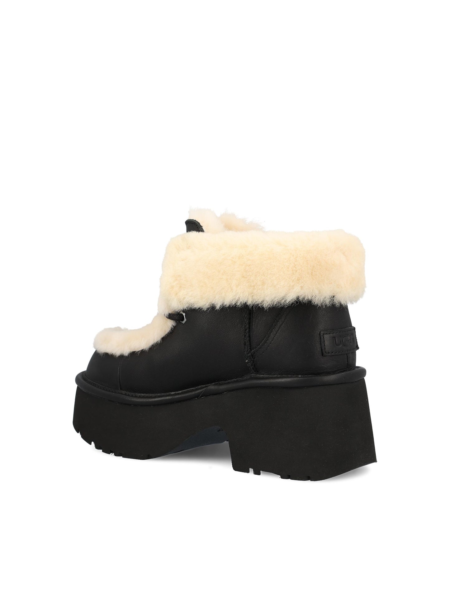 Stivali Classic Esmee Leather Lace Up 1176110 BLK UGG 