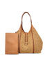 Borsa realizzata in pelle e rafia. XBWTSBAR300RGM 0XM5 TOD'S 