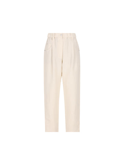 Pantalone realizzati in viscosa e lino. MH126P9148 C579 BRUNELLO CUCINELLI 