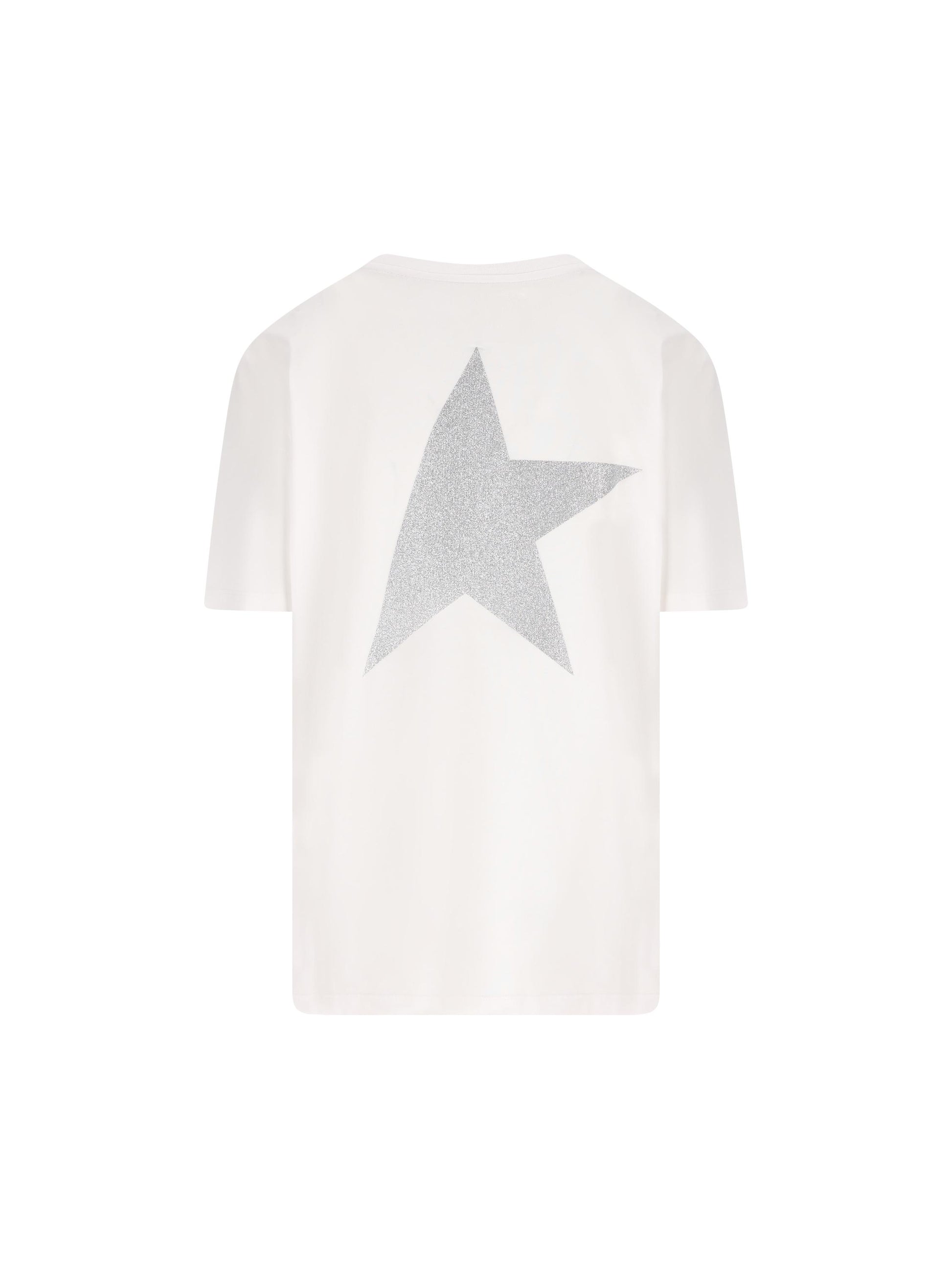 T-Shirt in cotone. GWP01220 P00088080185 GOLDEN GOOSE 