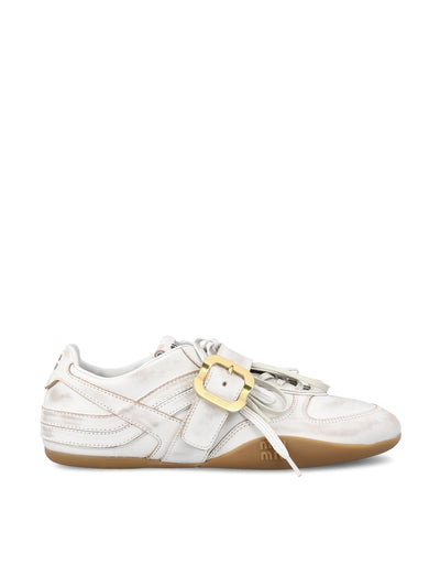 Sneakers Gymnasium in pelle con fibbia 5E549E 3F33F0009 MIU MIU 