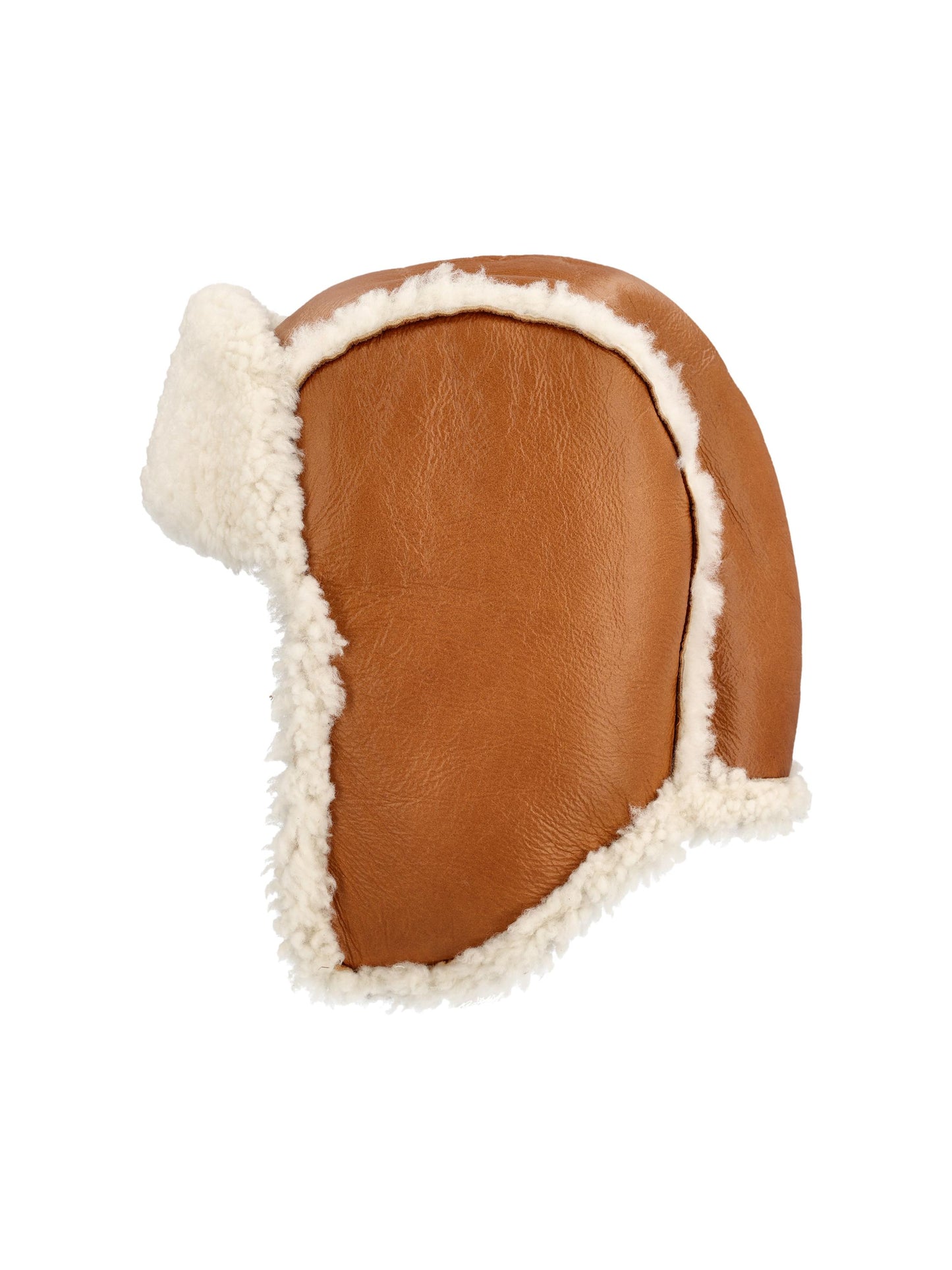 Cappello realizzato in pelle e shearling. 5HC398 2CTTF036S MIU MIU 