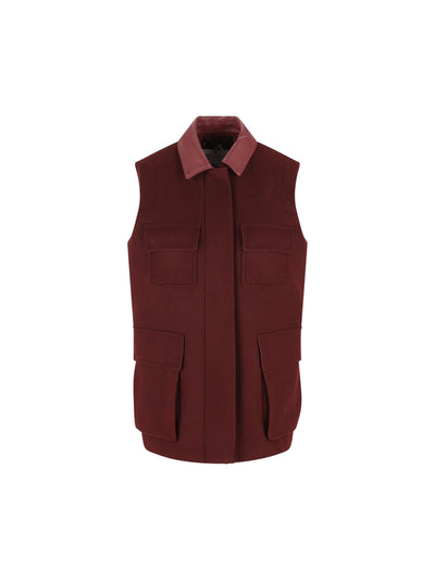 Gilet realizzato in lana, alpaca e cashmere. 2521276043600 009 MAX MARA 