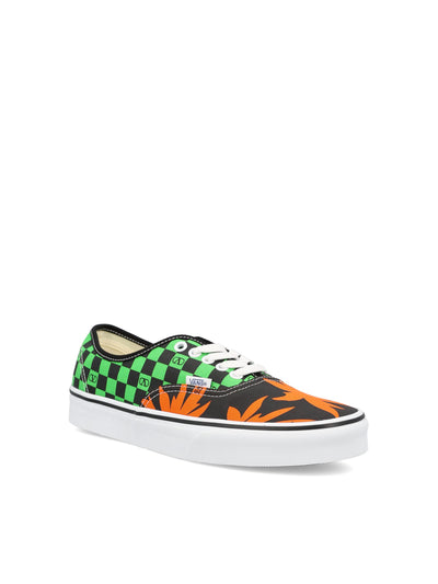 Sneaker Low-Top Valentino Garavani And Vans in tessuto con stampa VLogo Checkerboard e stampa Tropical Leaves 7Y0S0M23XWF BAL VALENTINO GARAVANI 