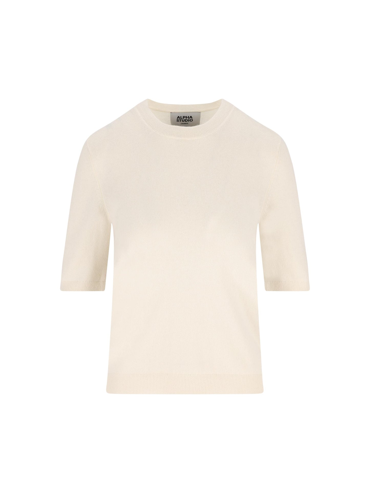 Maglia in Cashmere Manica Corta 4320C 2003 ALPHA STUDIO 