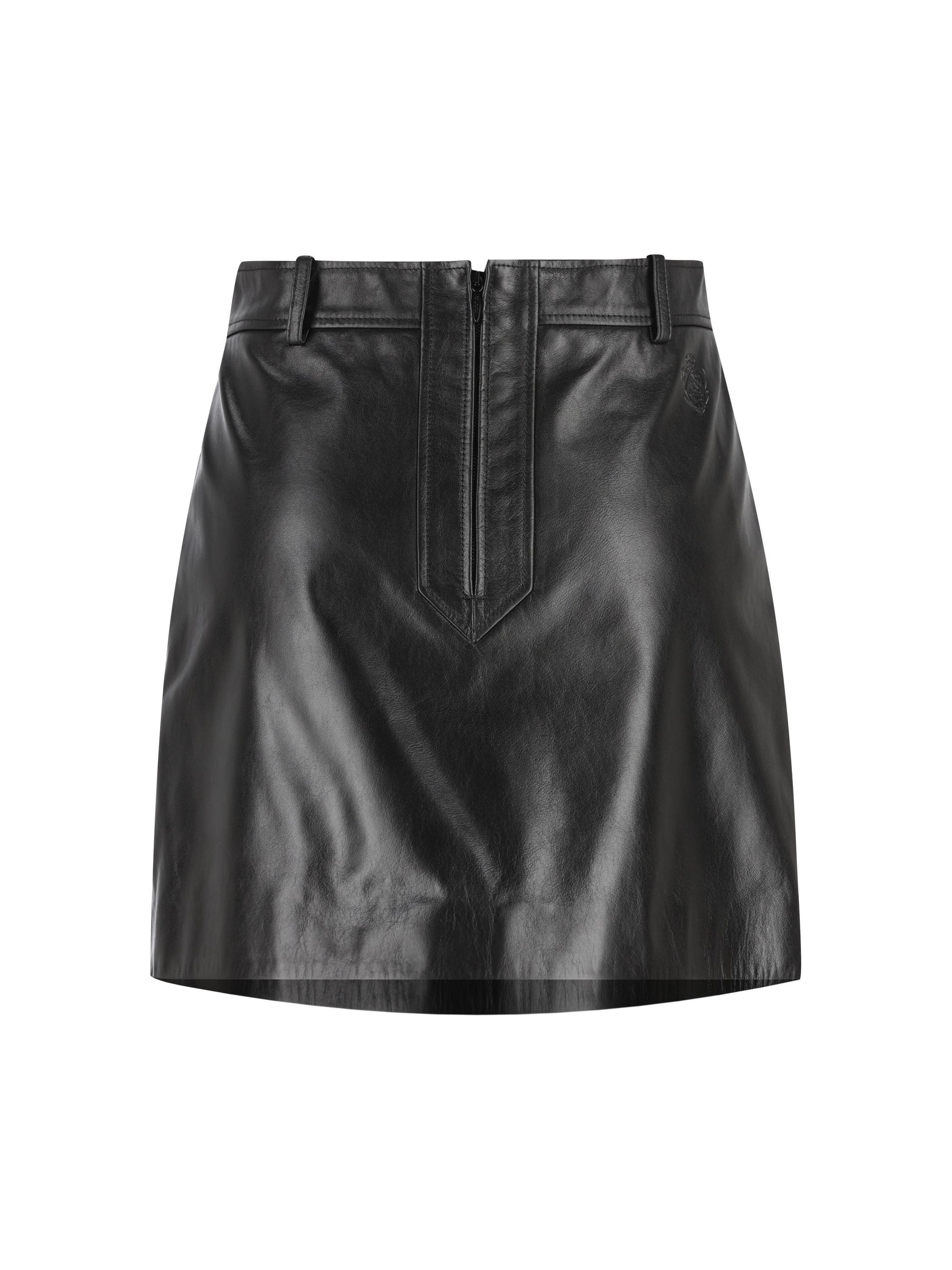 Minigonna realizzata in pelle. 860694 XNA6E1000 GUCCI 