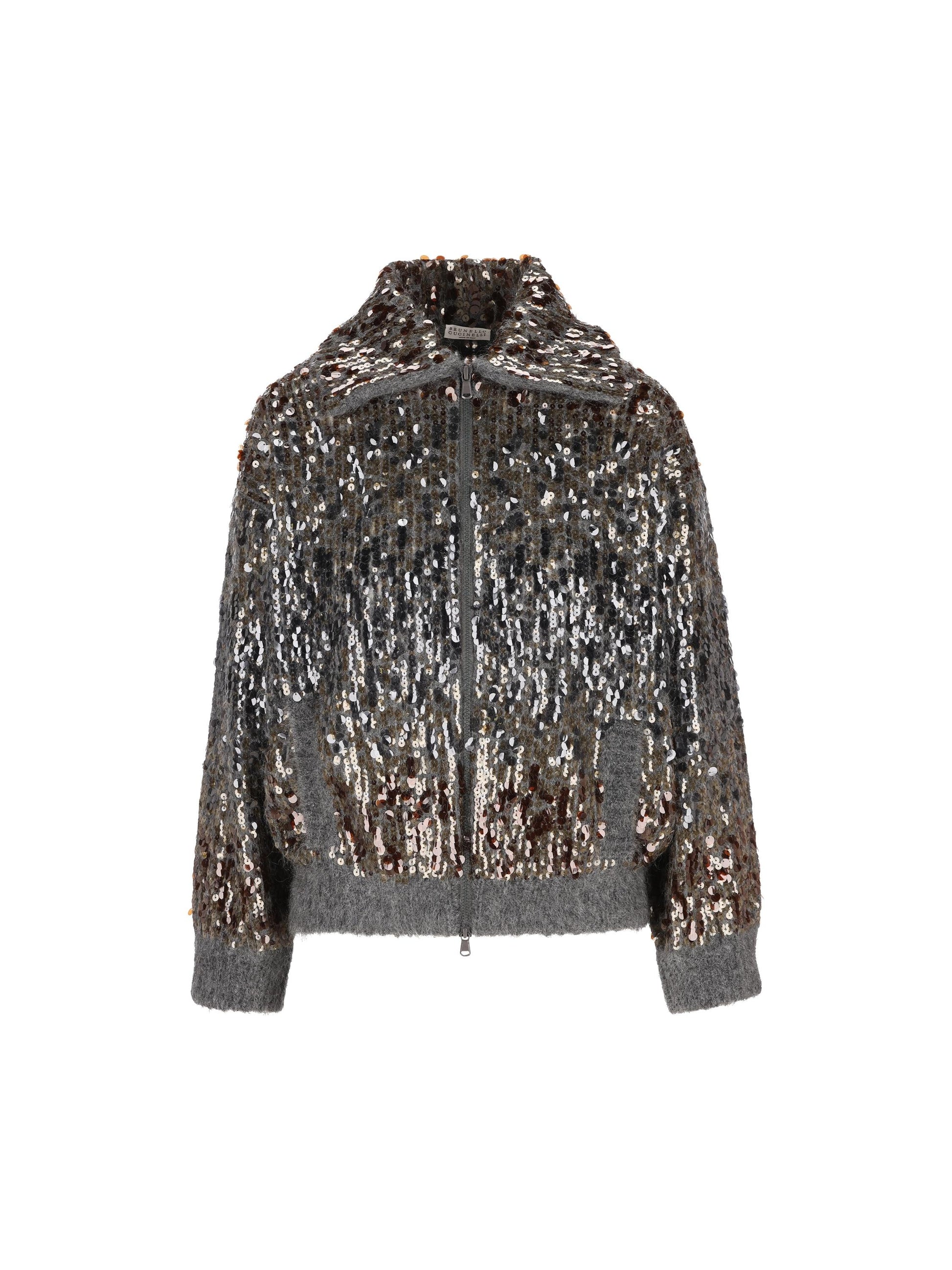 Cardigan realizzato in mohair. M1U375916 C9144 BRUNELLO CUCINELLI 