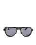 Occhiali da sole realizzati in metallo. MB0455S BLACK-BLACK-SMOKE MONTBLANC 