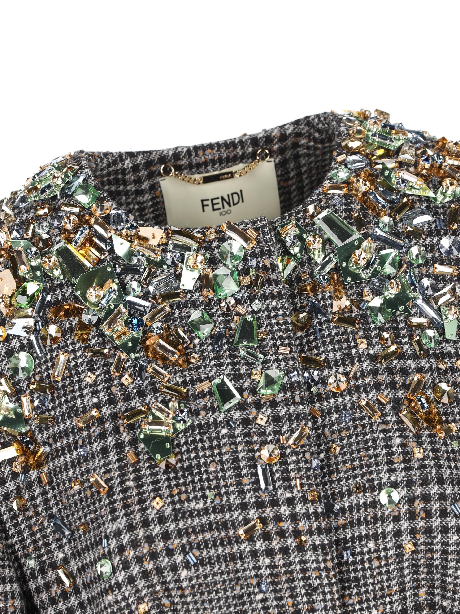 Blouson realizzato in lana vergine. FJ7647 AYNCF1T6F FENDI 