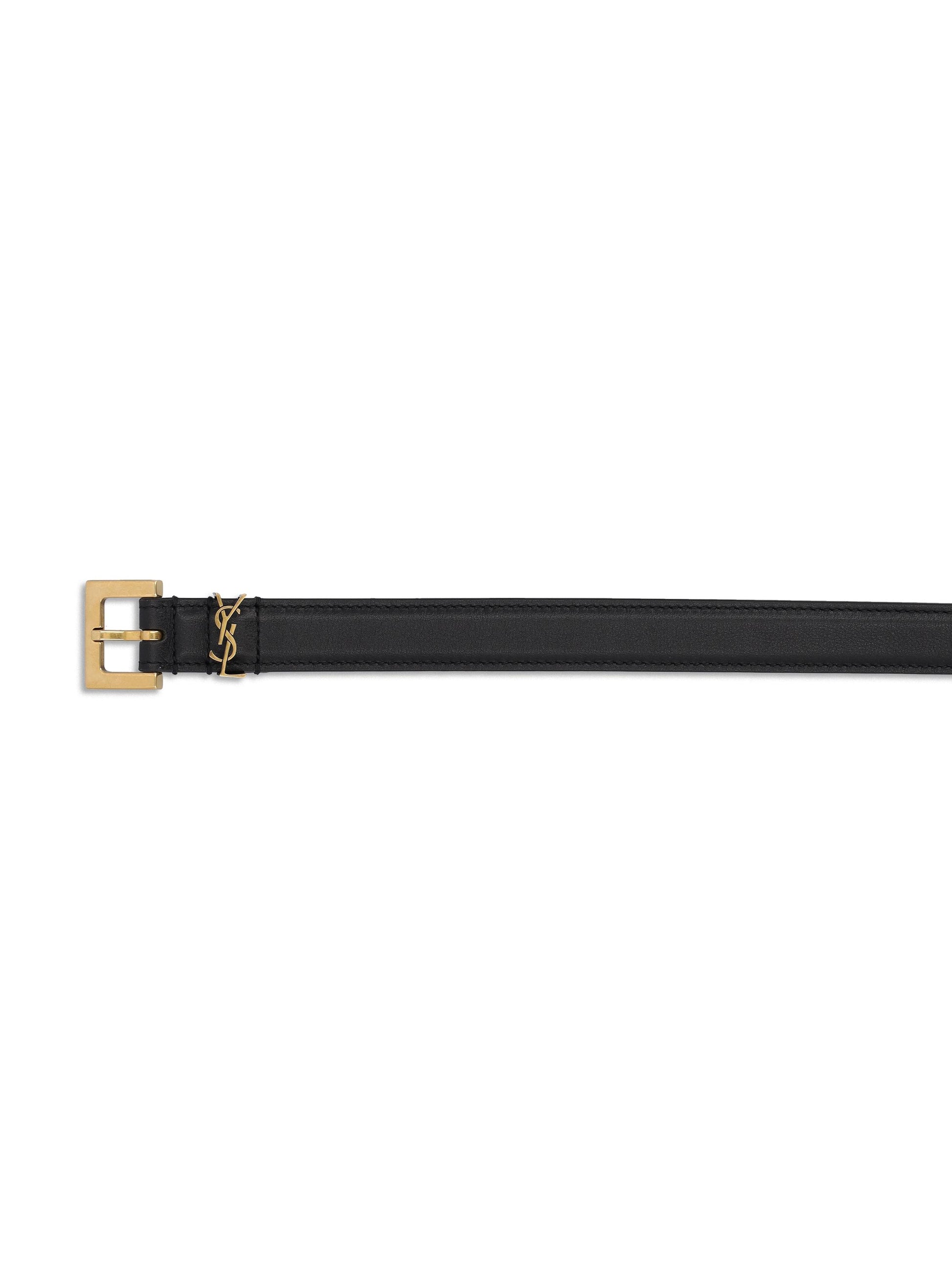 Cintura Sottile Cassandre in Pelle Box 554465 BOO0W1000 SAINT LAURENT 
