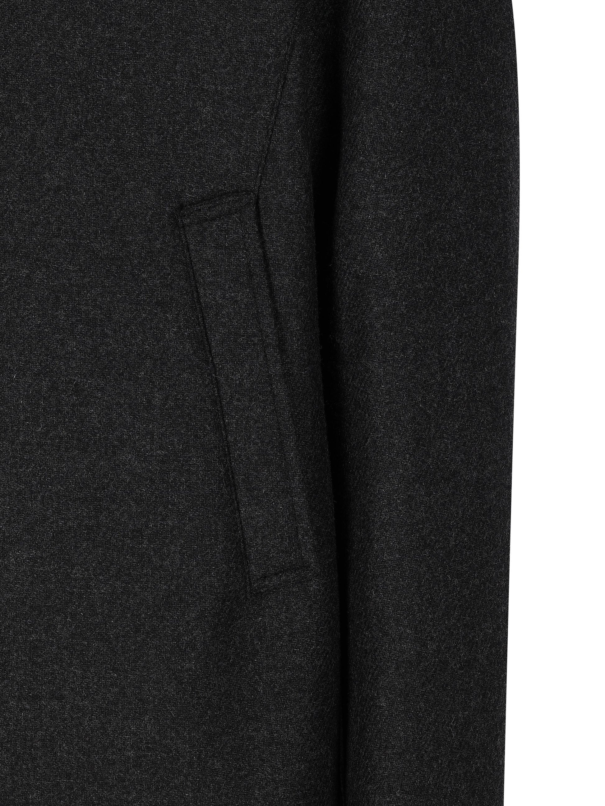 Cappotto in lana con collo removibile in eco-pelliccia CA000214U 33432R9490 HERNO 