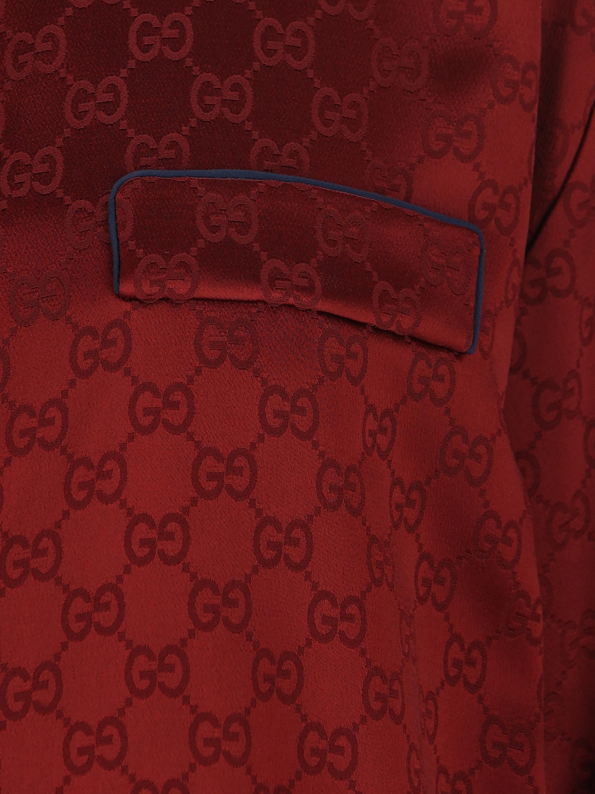 Camicia in viscosa jacquard GG 836292 Z7ADF6318 GUCCI 