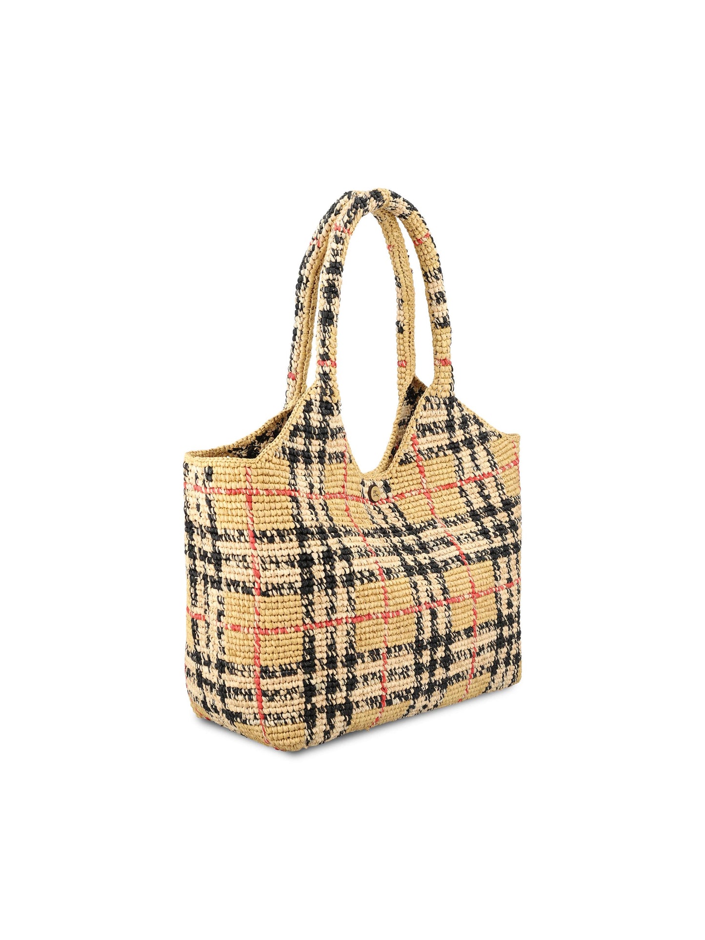 Borsa realizzata in rafia. 8124332 B9368 BURBERRY 