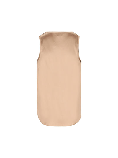 Top reversibile in raso di seta stretch M0C59E0600 C9237 BRUNELLO CUCINELLI 