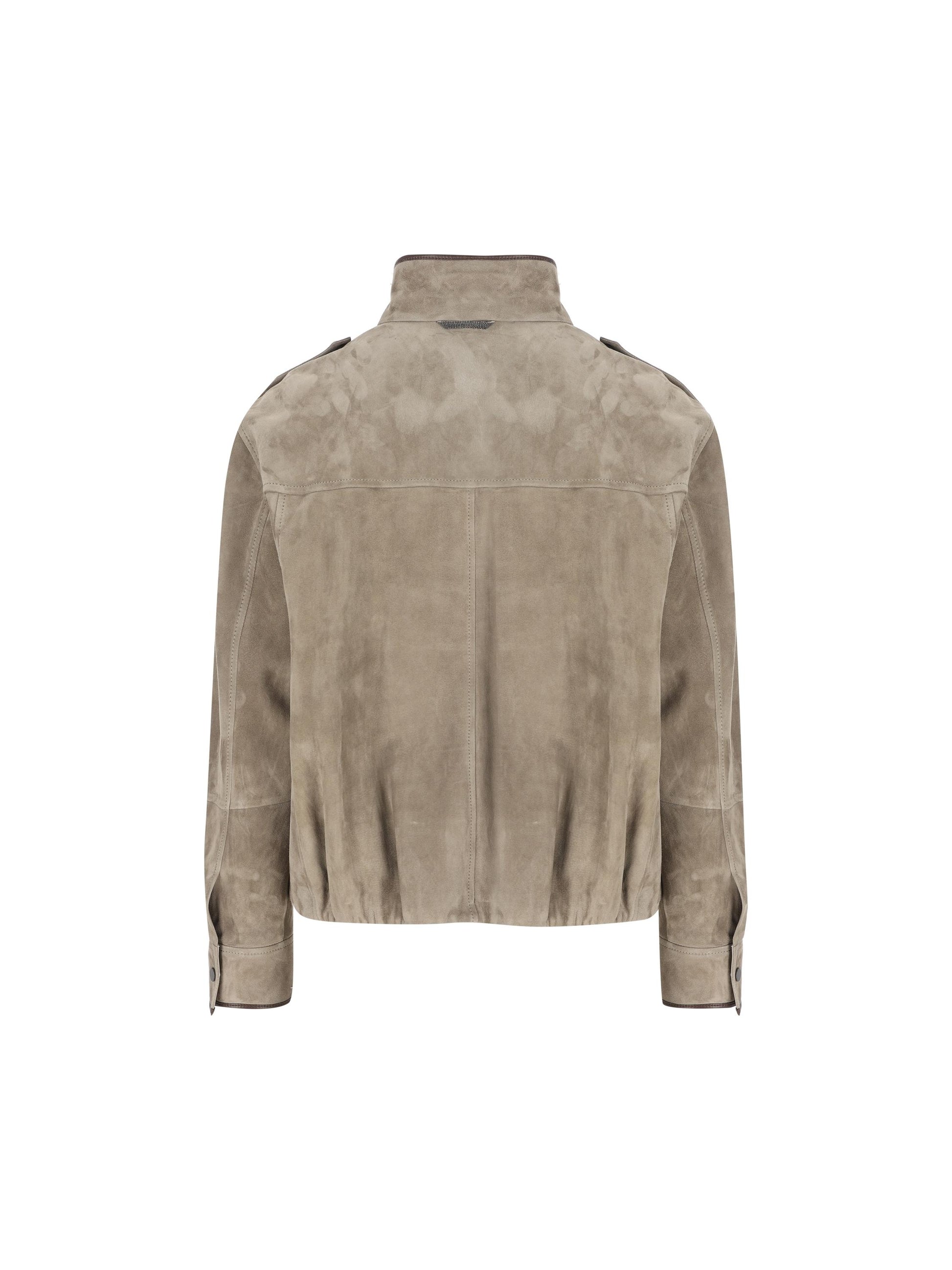 Outwear realizzato in camoscio MPCAI7787 C8850 BRUNELLO CUCINELLI 