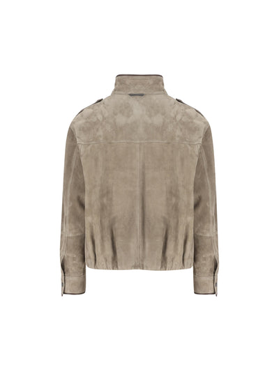 Outwear realizzato in camoscio MPCAI7787 C8850 BRUNELLO CUCINELLI 