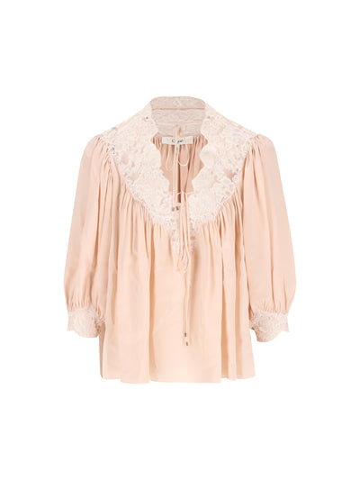 Top realizzato in seta. CH26SHT38005 6H6 CHLOE' 