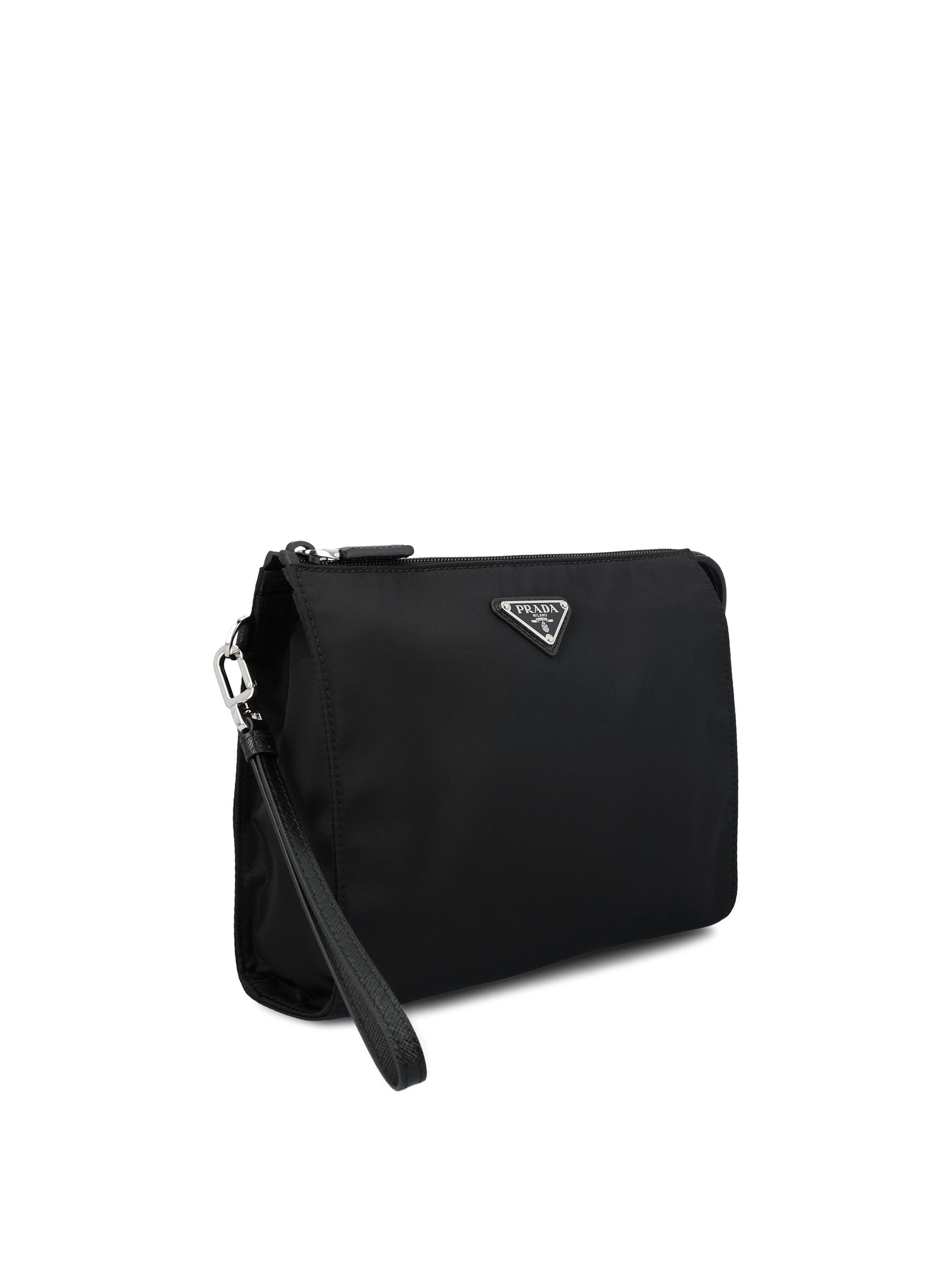 Necessaire realizzato in re-nylon e saffiano. 2NE789 2DMHF0002 PRADA 
