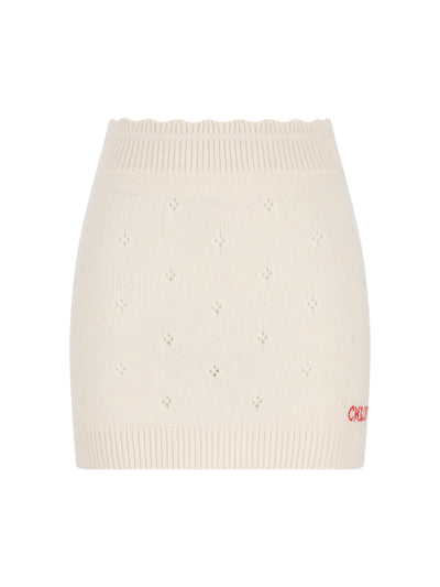 Minigonna realizzata in lana e cashmere. CH25WMJ06590 107 CHLOE' 