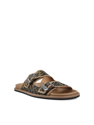 Sandalo realizzato in tessuto e pelle. 7X1604 AJZFF1ICN FENDI 