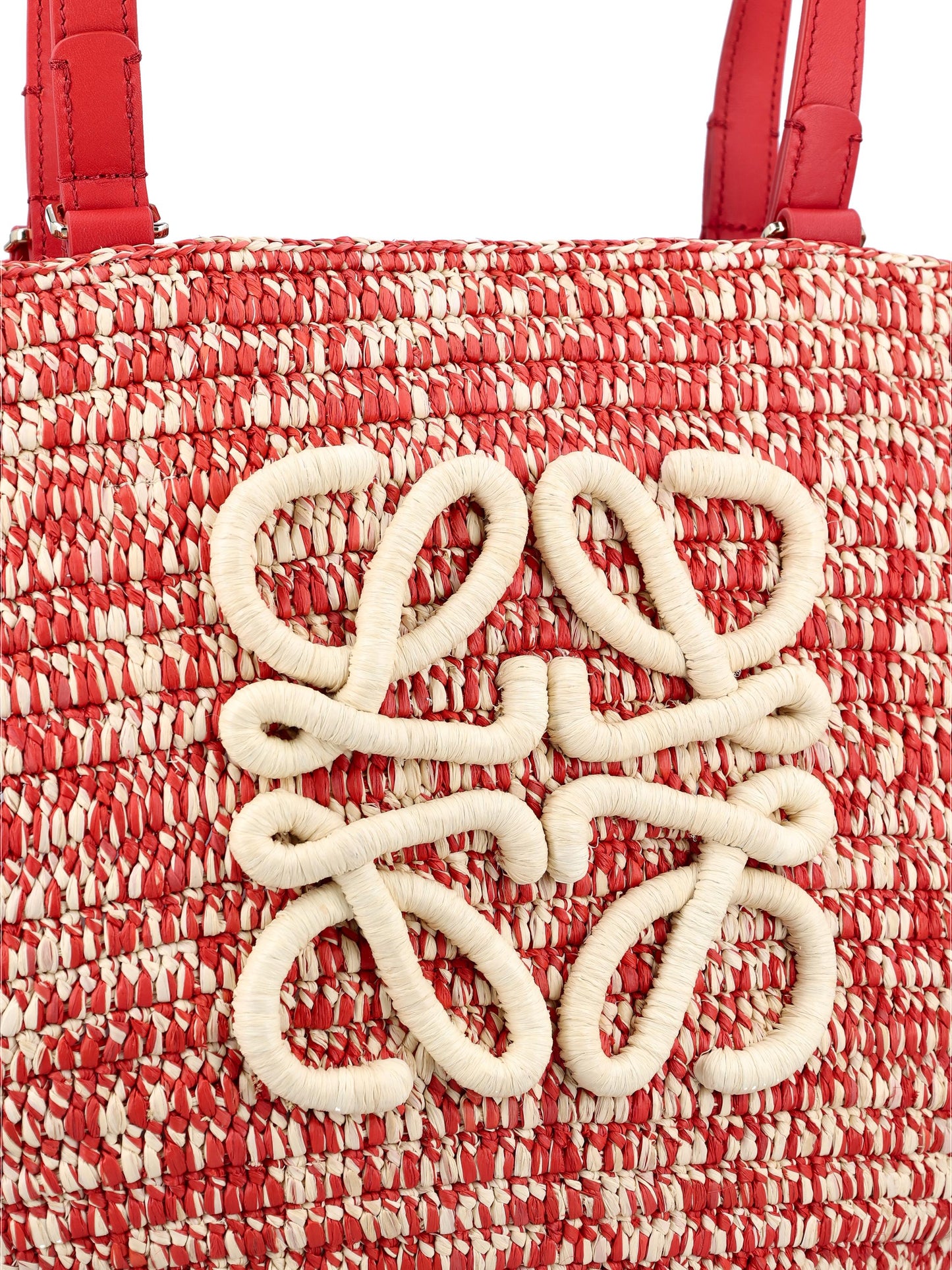Borsa in rafia e pelle. ANNGNN1X02 7100 LOEWE - PAULA'S IBIZA 