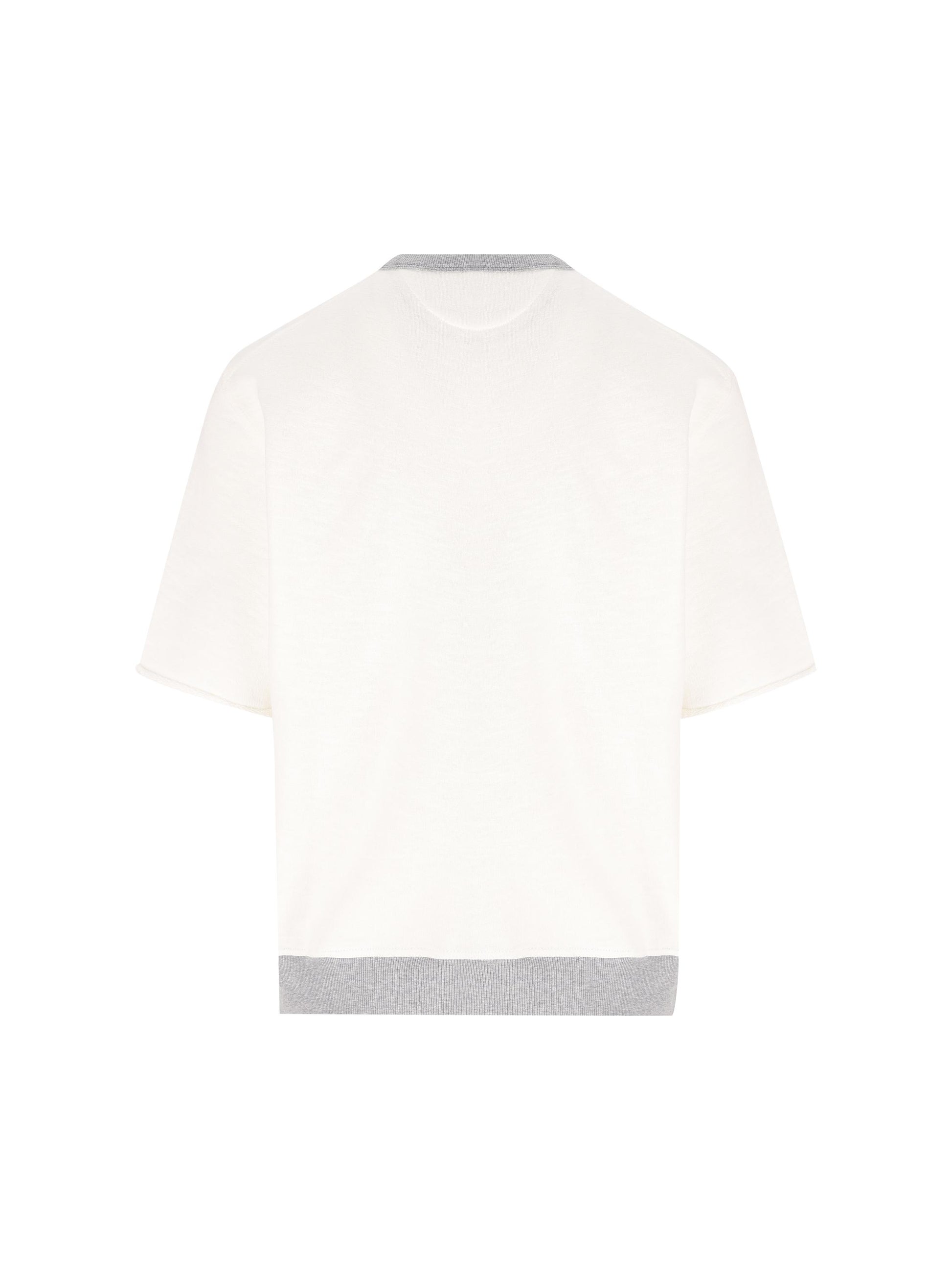 Maglia realizzata in cotone e lino. MR8313378G CTQ27 BRUNELLO CUCINELLI 