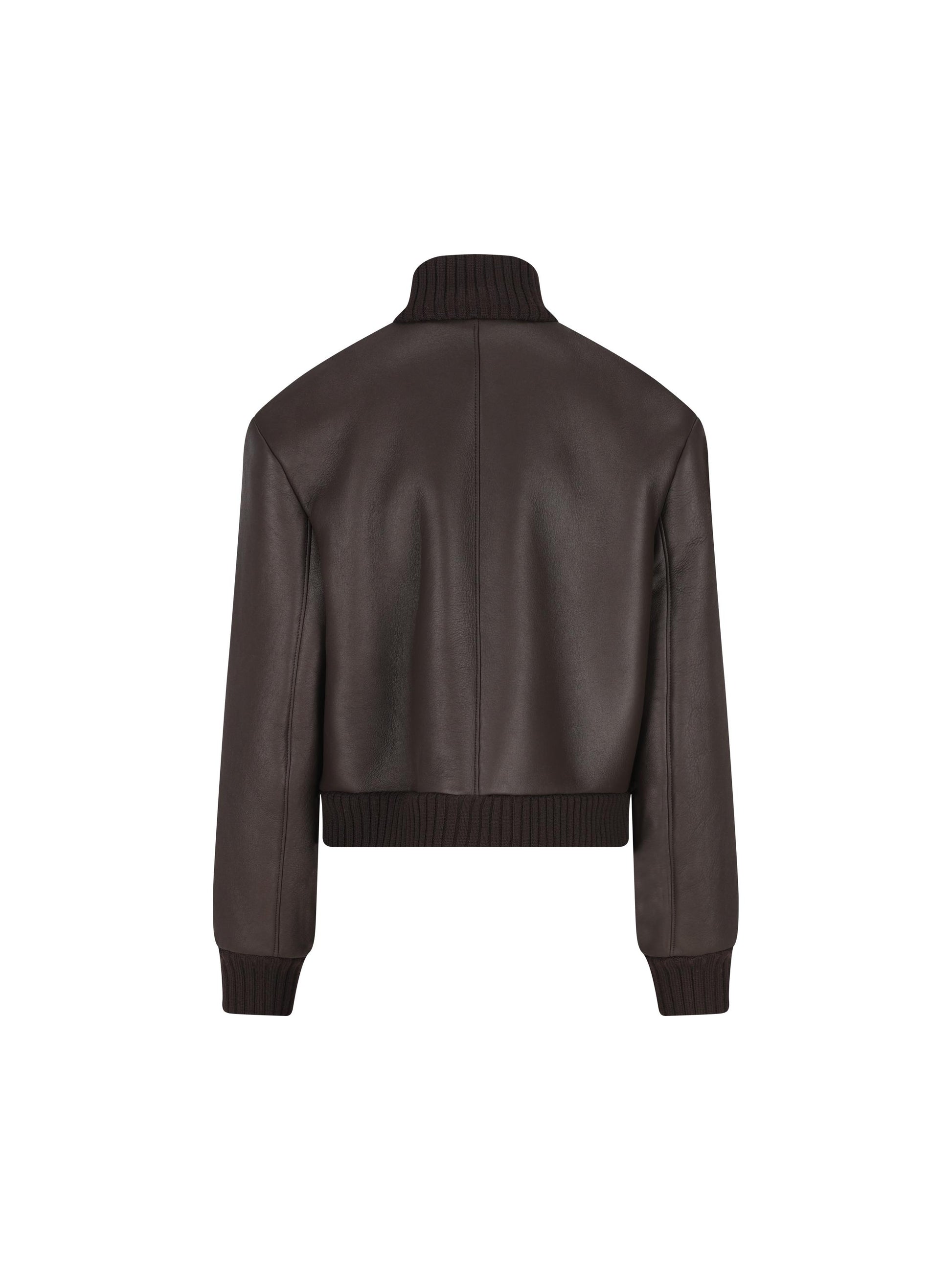 Giacca realizzata in pelle di montone. MPV961 172QF0003 MIU MIU 