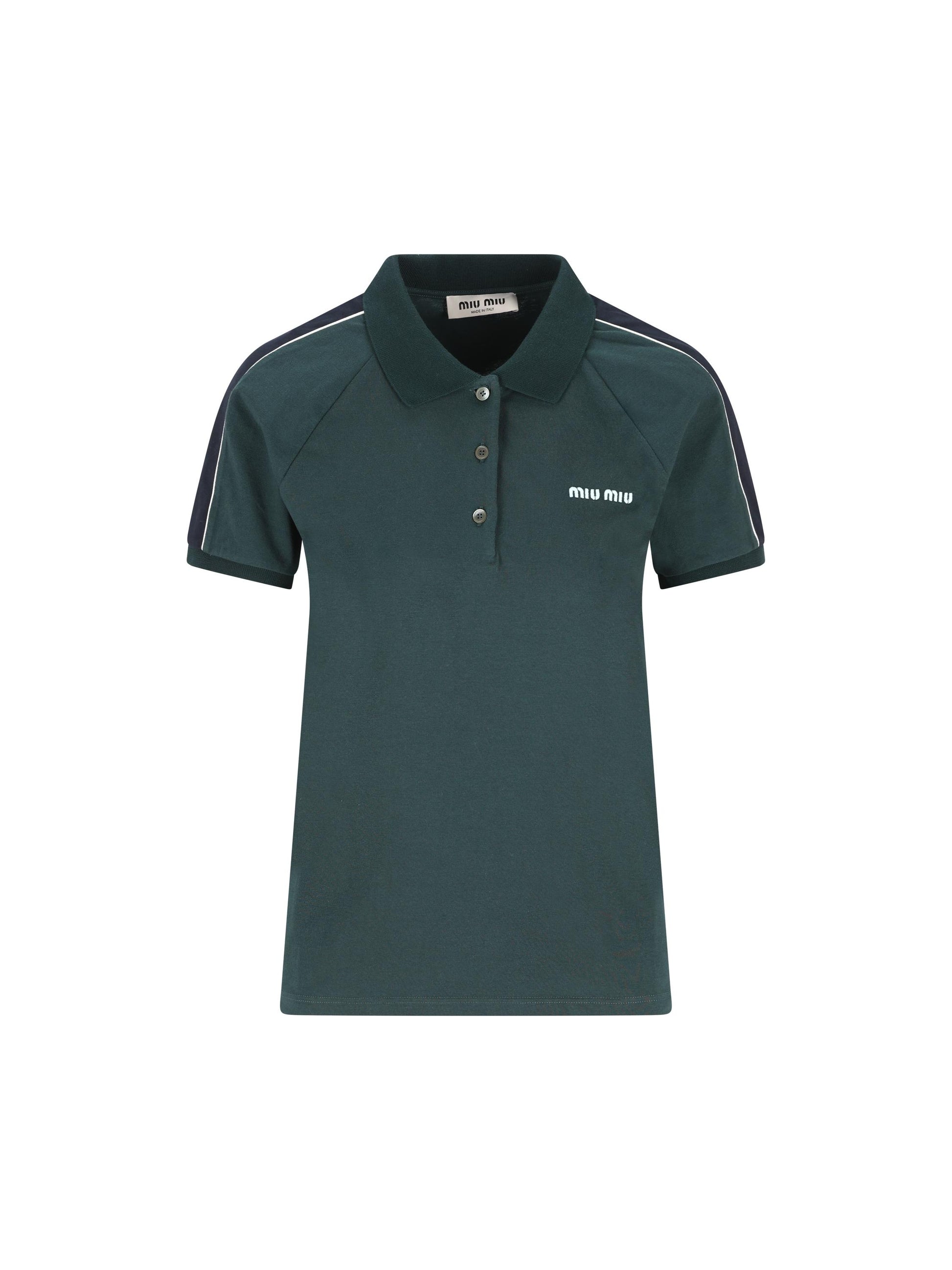 Polo realizzata in cotone. MJNA19 182DF0R3V MIU MIU 