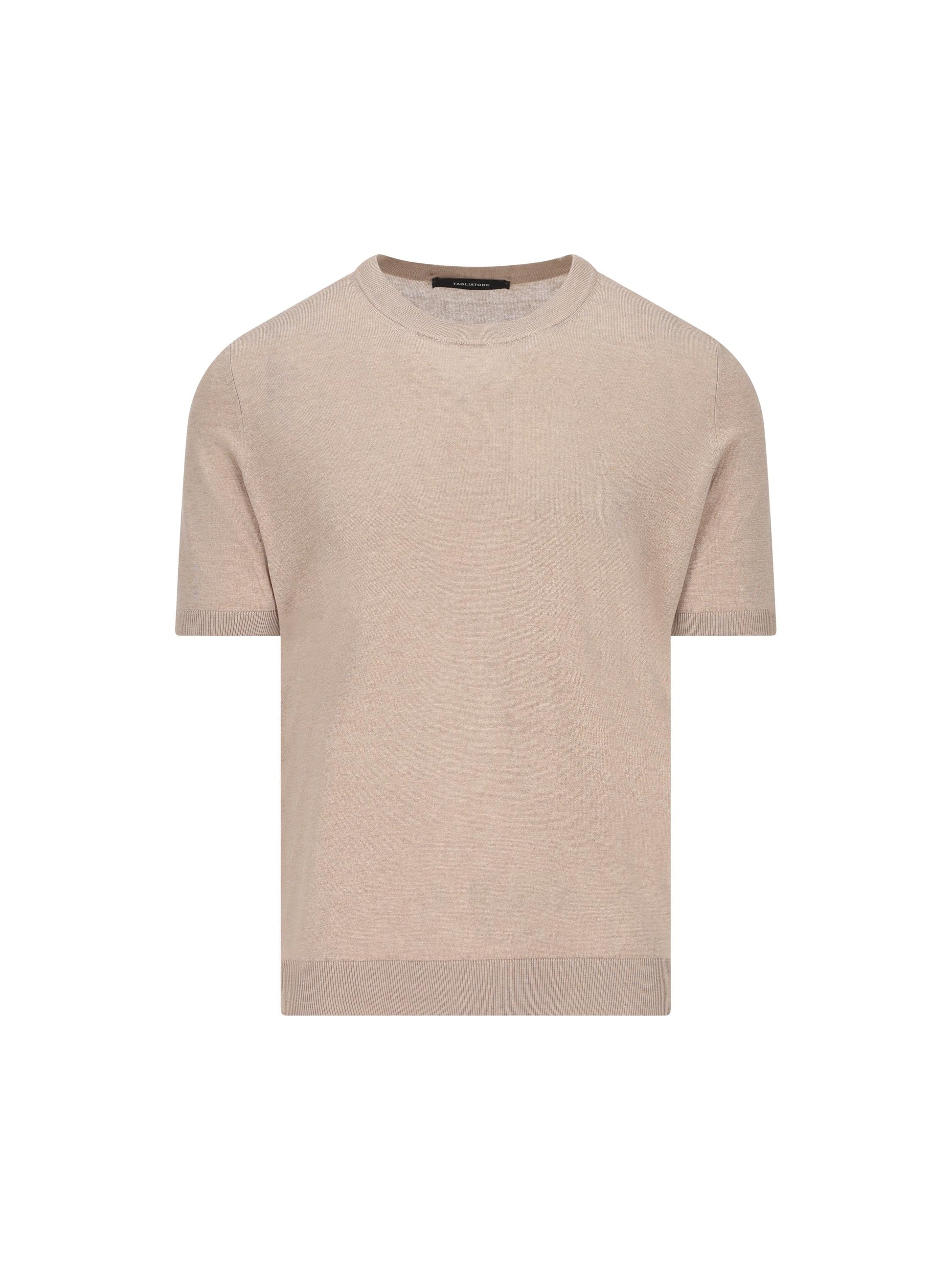 T-Shirt realizzata in lino e cotone. JOSH 430 TAGLIATORE 